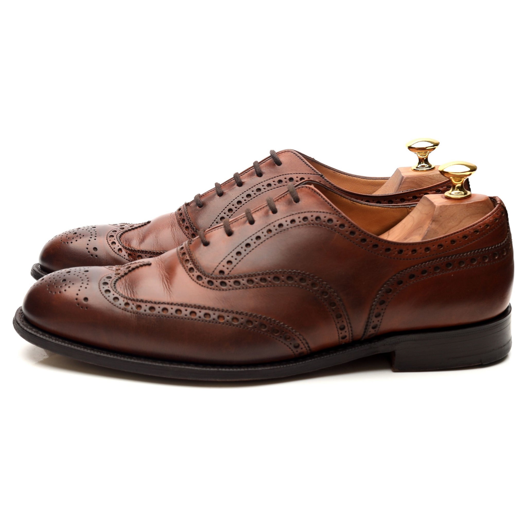Church's Chetwynd brogue cuir marron clair UK 9