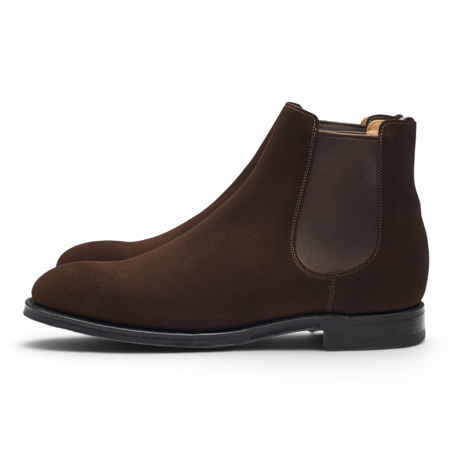 Church's Oxhill bottines chelsea daim marron UK 8.5