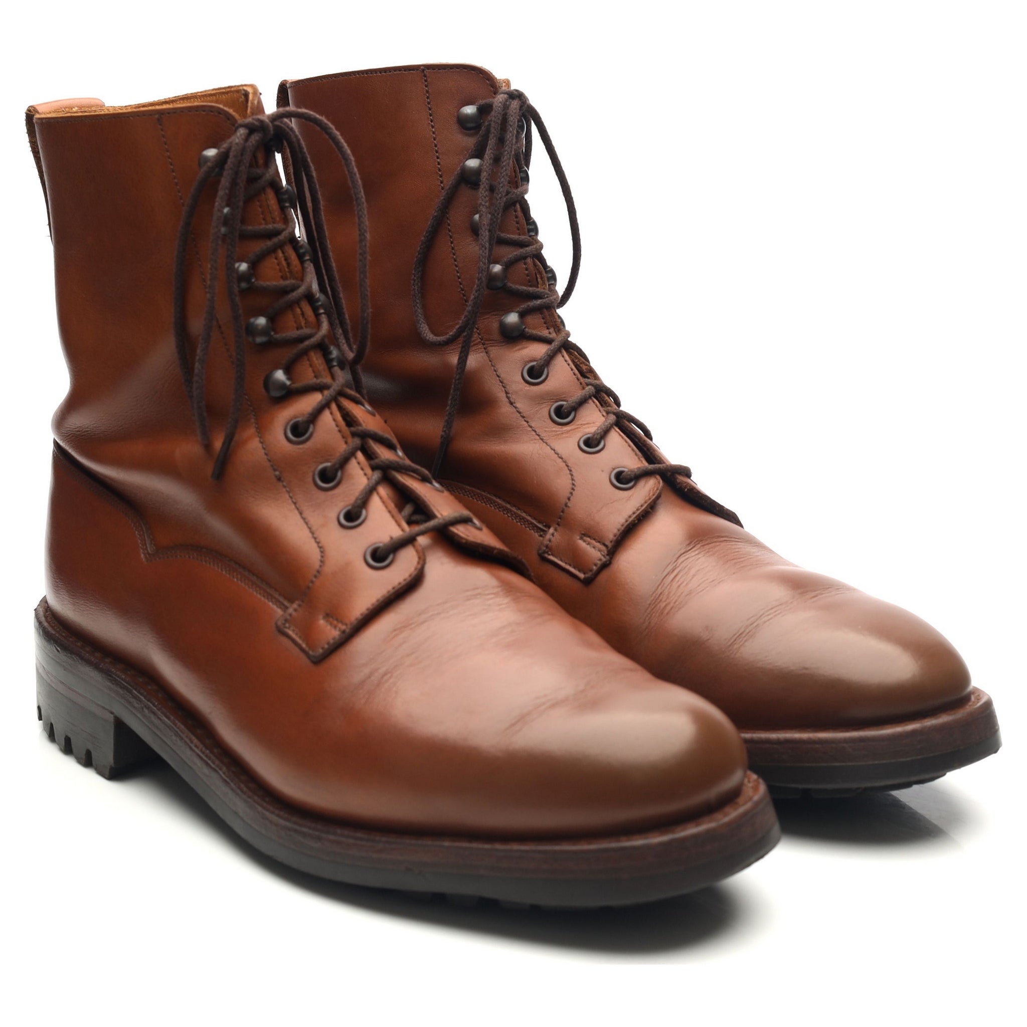 Crockett & Jones Snowdon boots cuir gras marron UK 9 E