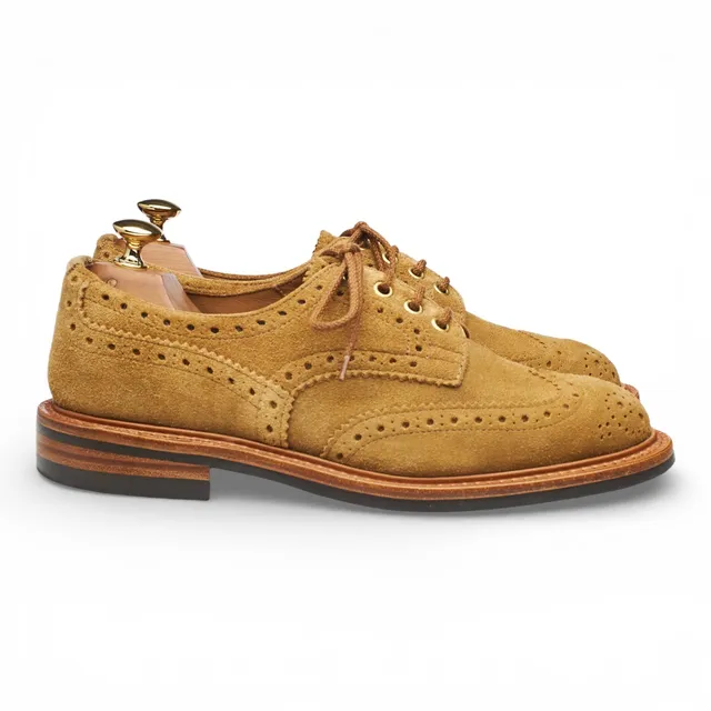 Tricker's Bourton derbies sable pointure UK 6.5 suède
