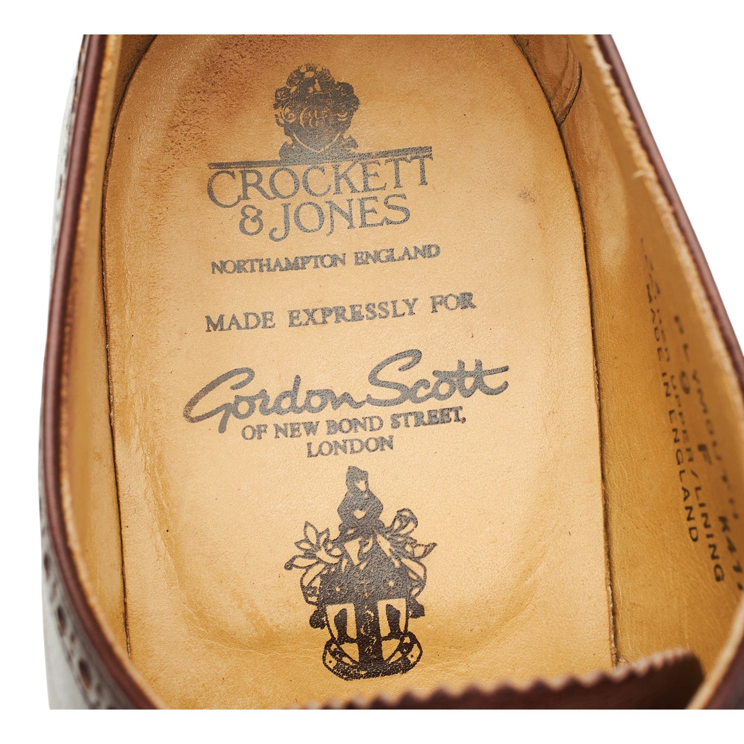 Gordon Scott Plymouth richelieu cuir marron pointure UK 9