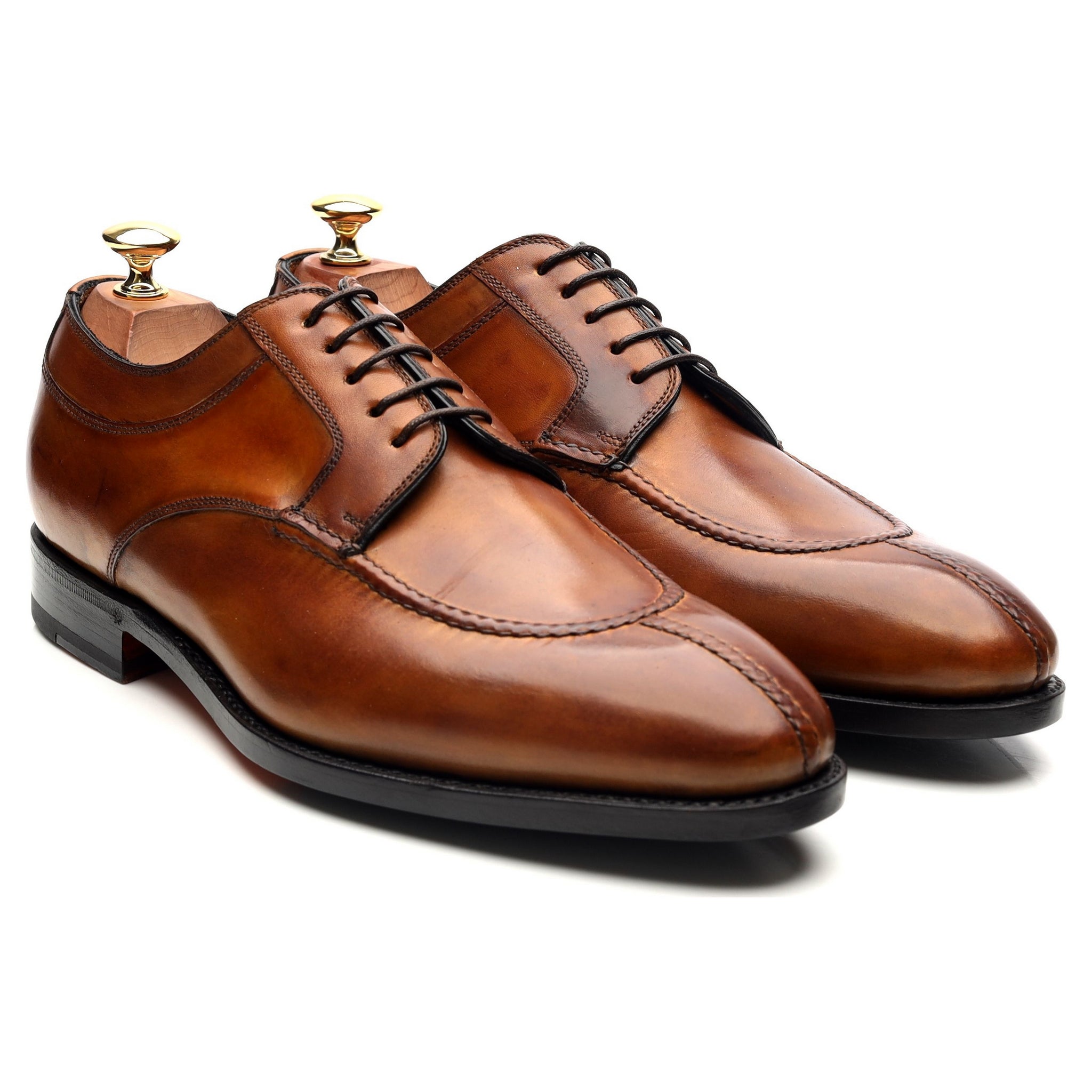 Bontoni Magnifico derby cuir marron UK 9 veau