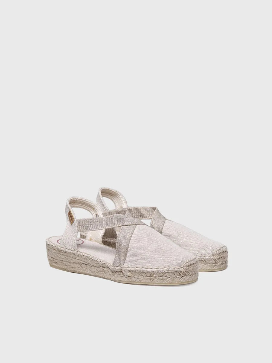 Toni Pons Verdi-V espadrille plate vegan coton