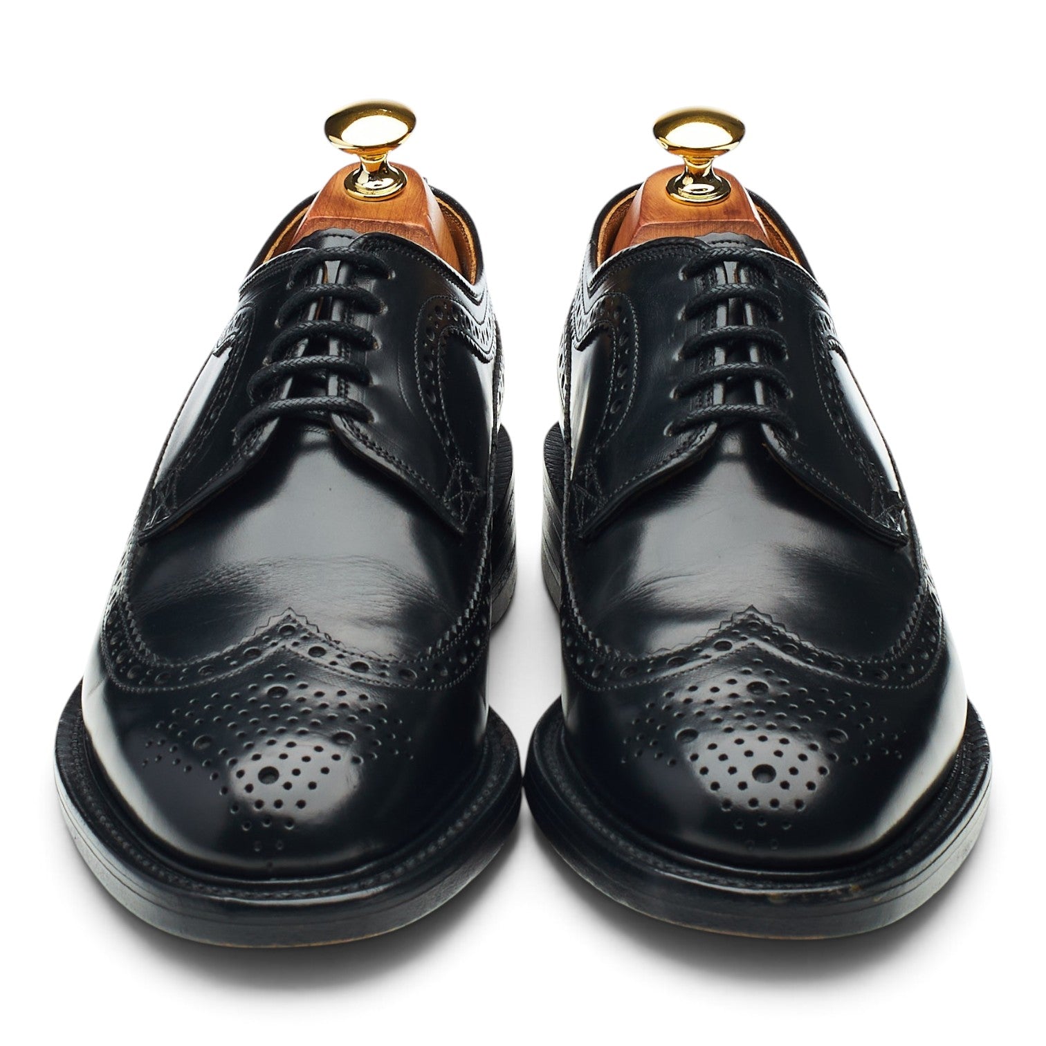 Loake 803B derby brogues cuir noir UK 6.5