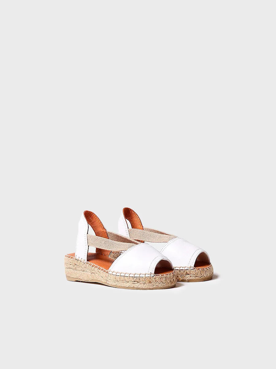 Toni Pons Eli-P sandale fille blanche cuir
