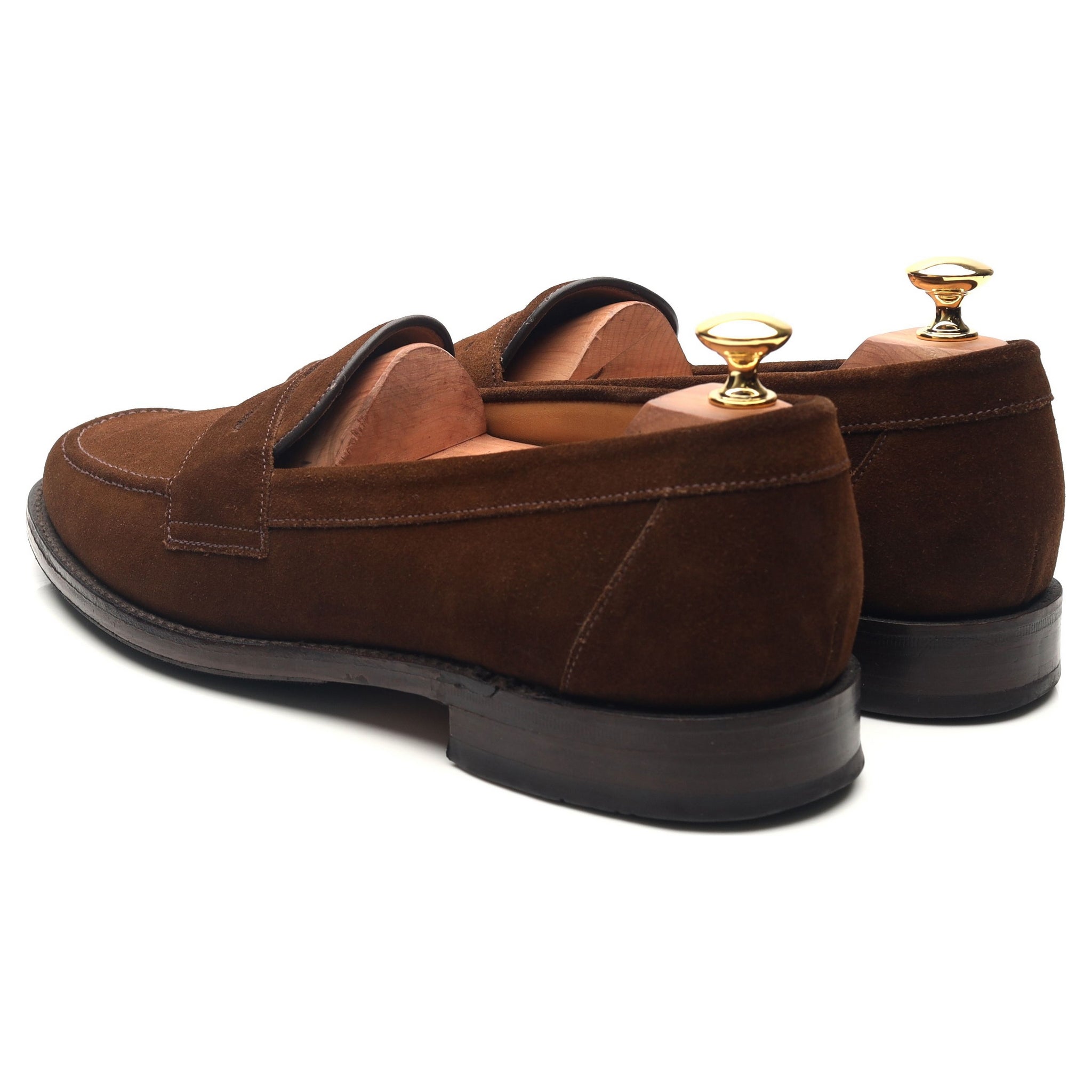 Loake Eton mocassins suède marron UK 9.5
