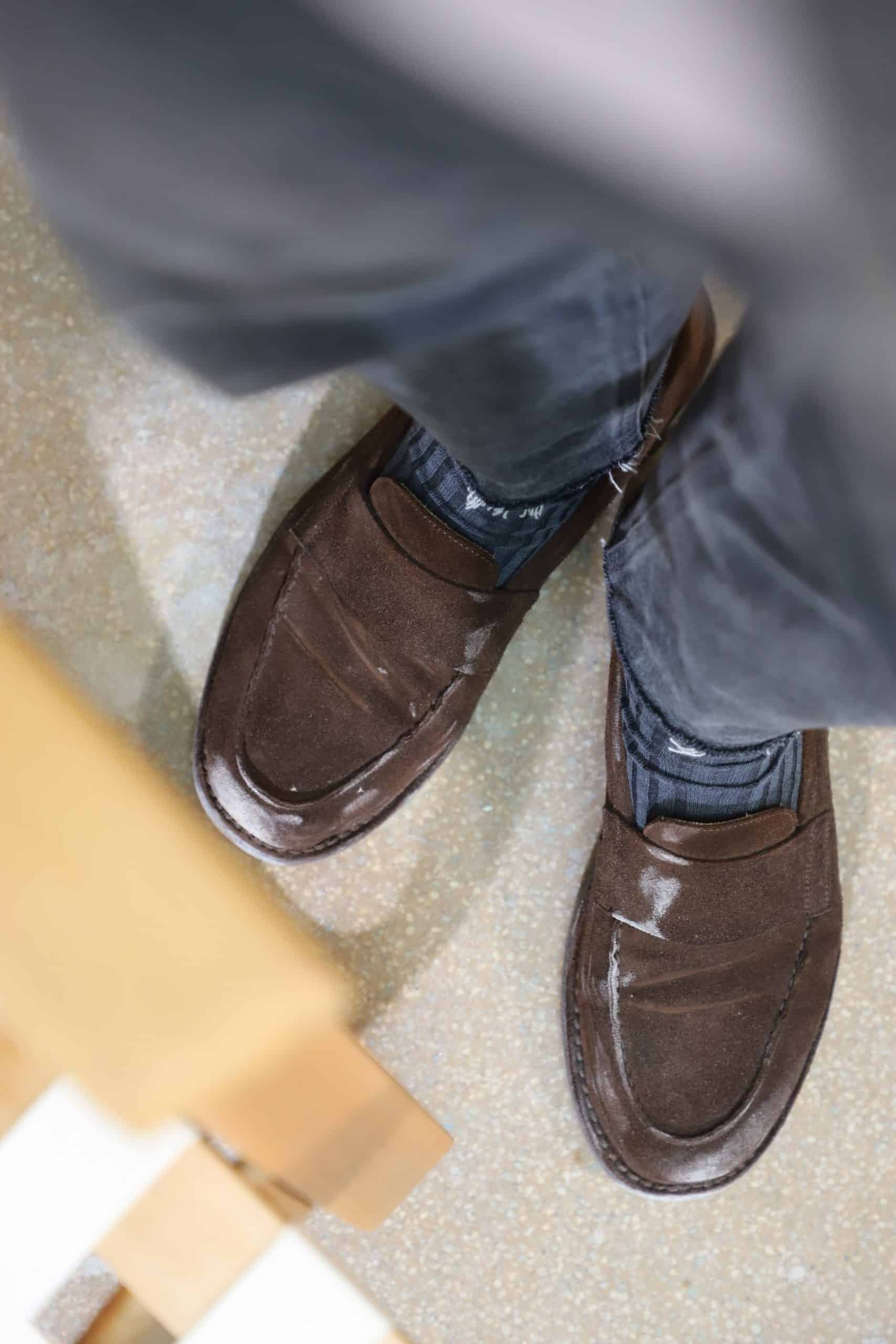 Malfroid Tilsitt Loft mocassin suède semelle gomme