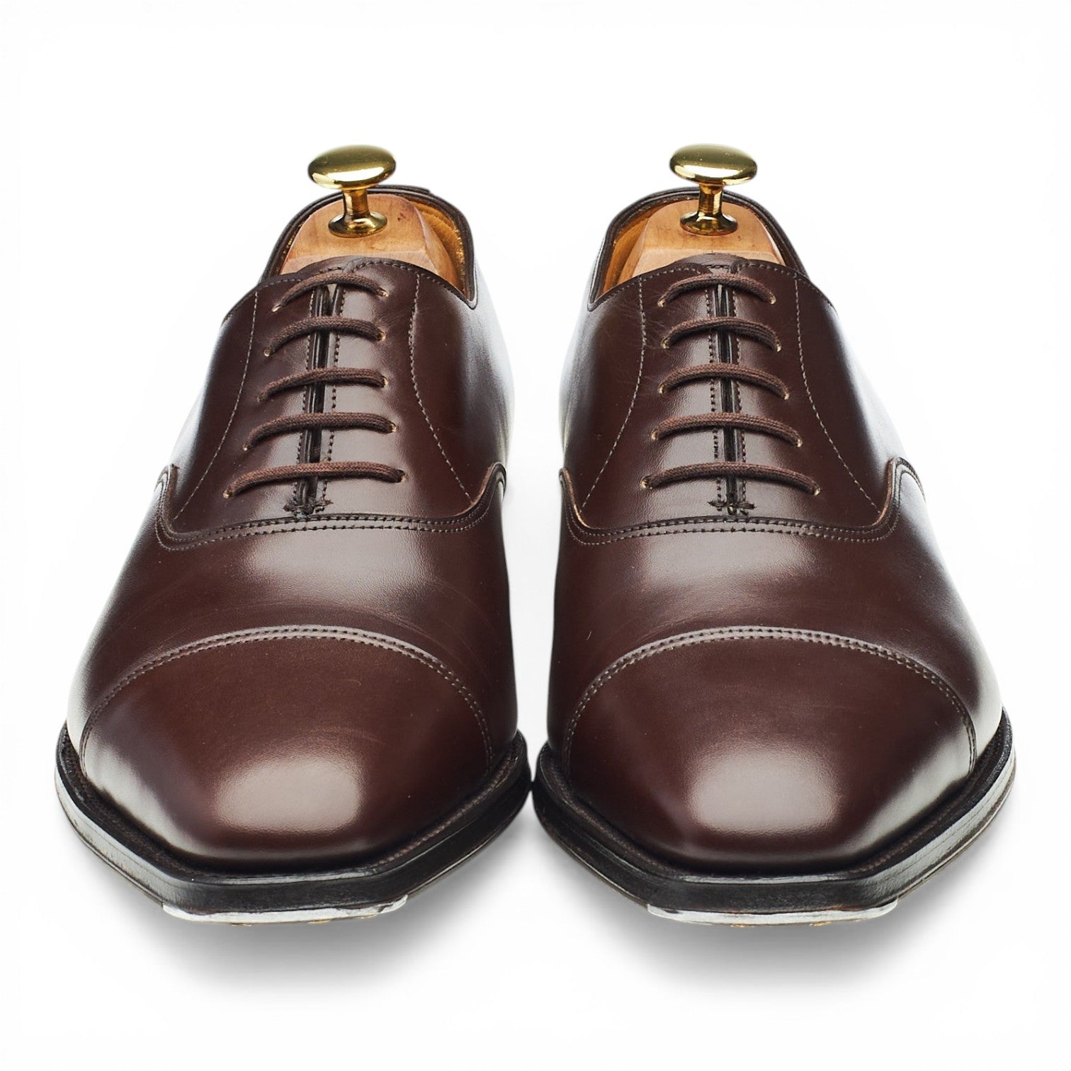 John Lobb Kennet richelieu cuir marron pointure 9 UK