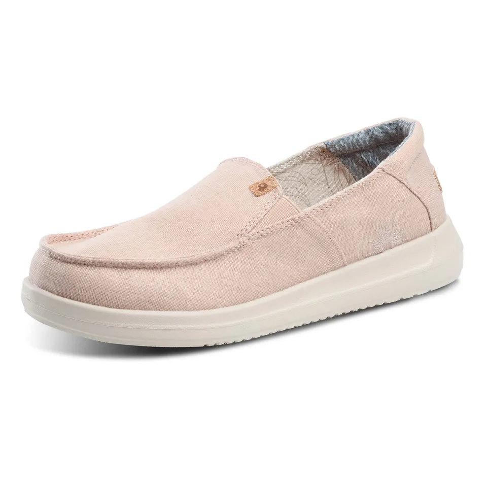 Schu'zz Manon mocassin femme lin coton respirant