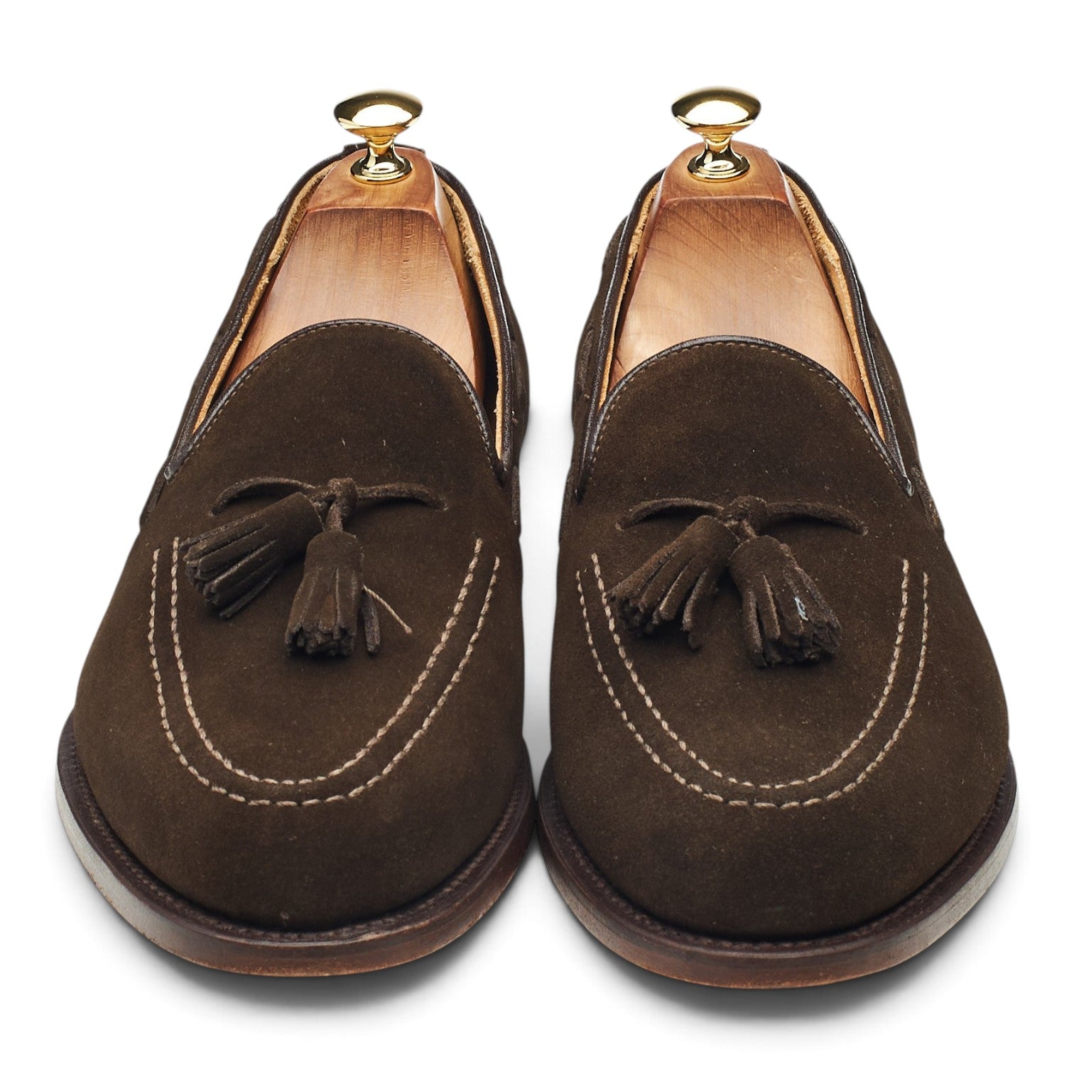 Shipton & Heneage Finchley mocassin daim marron UK 10.5