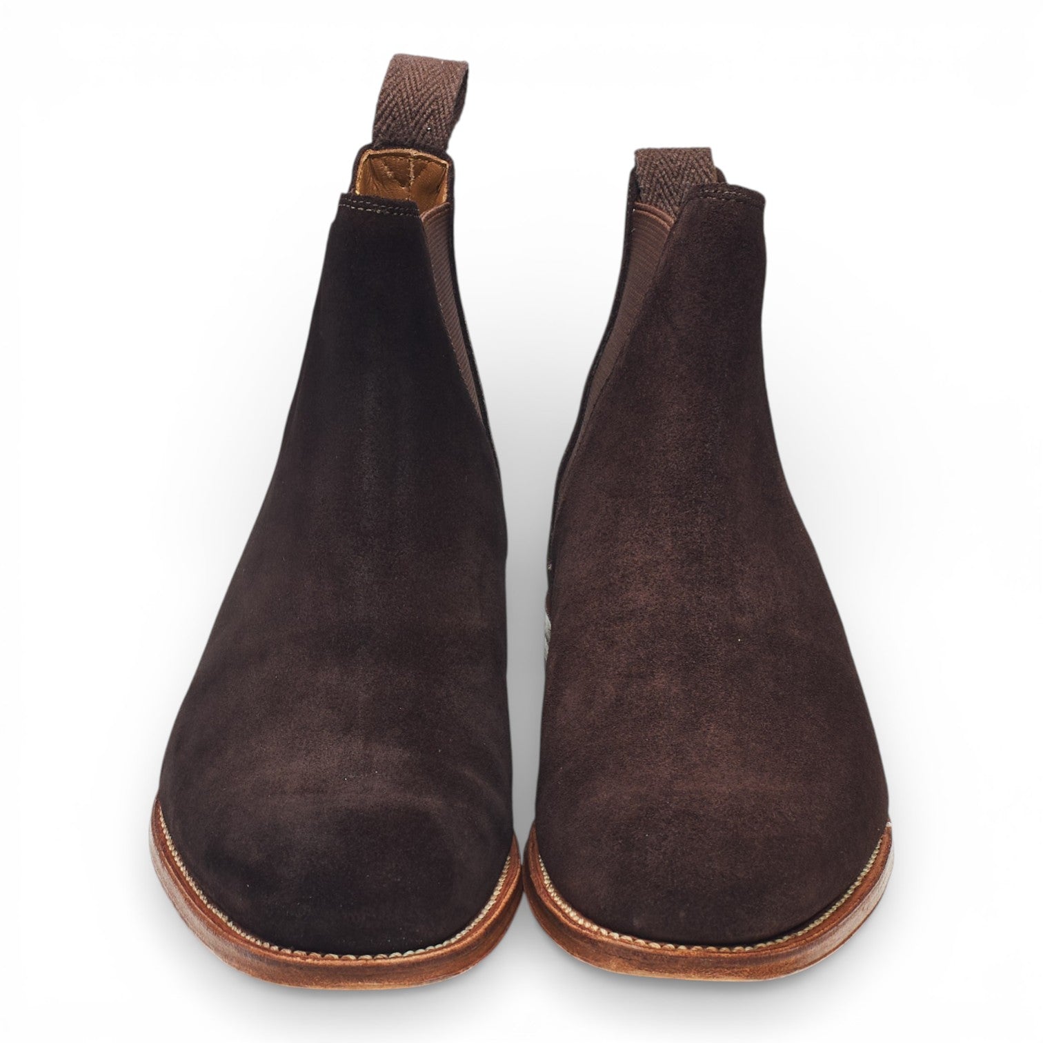 Grenson Nolan bottines chelsea daim marron pointure UK 7
