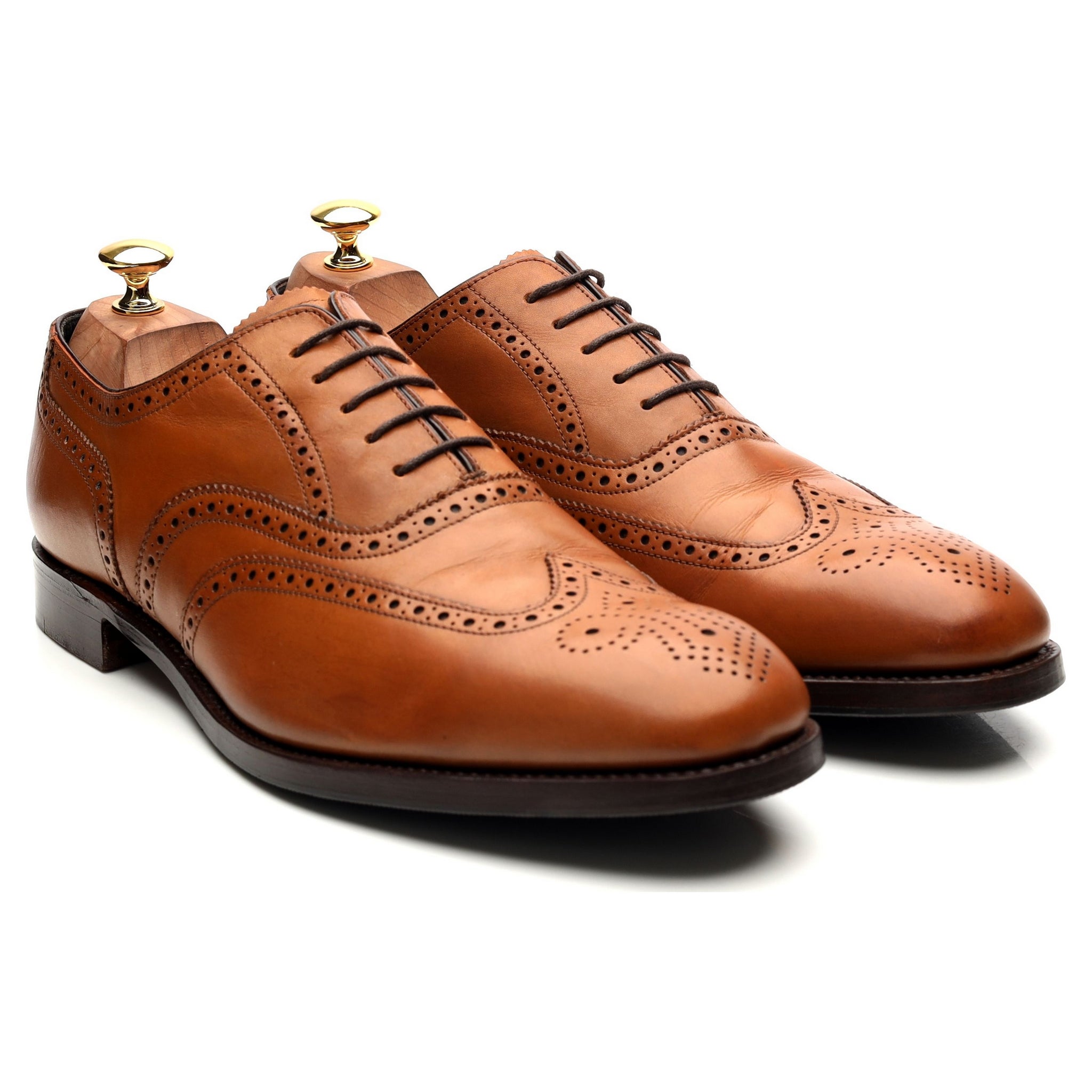 Herring Richmond derbies cuir marron pointure UK 10