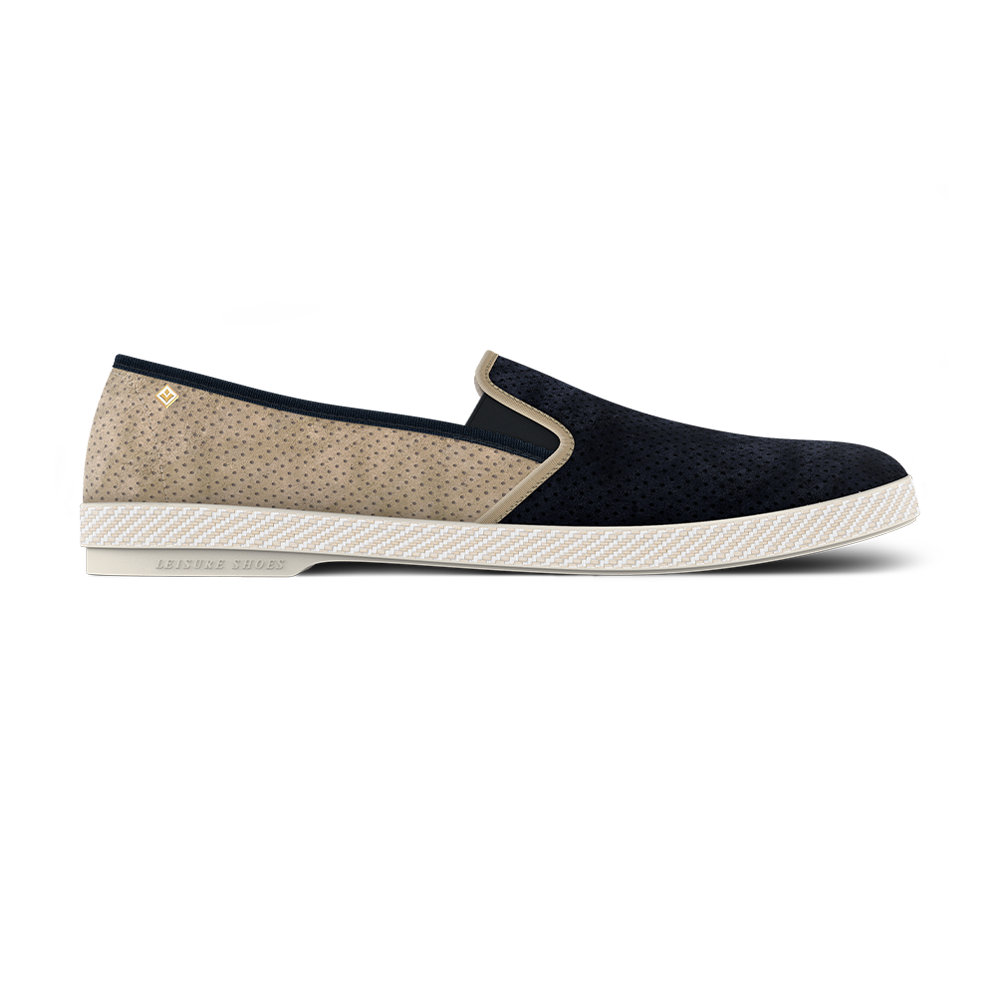 Rivieras Classic Match 3080 espadrilles daim marine