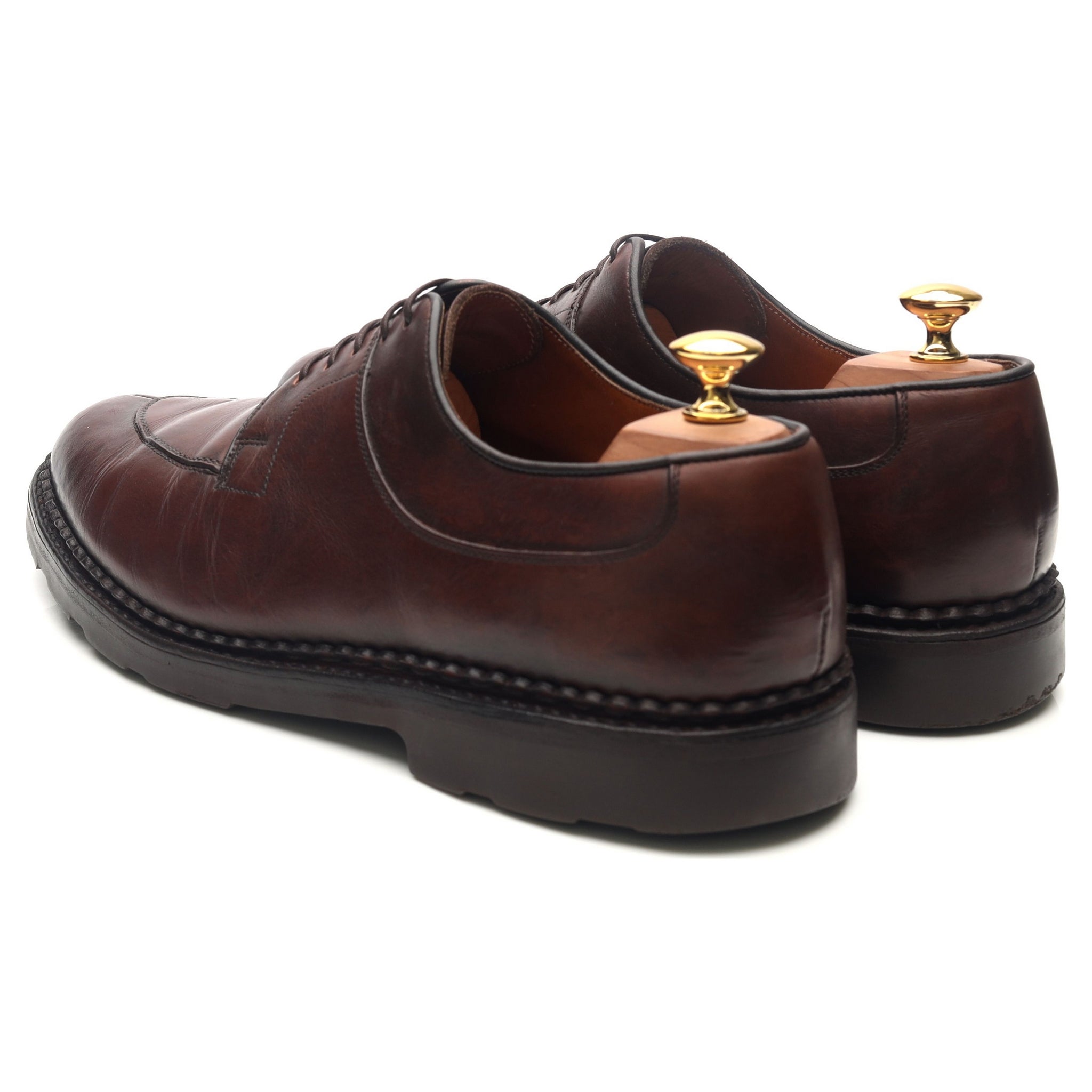 Bowen derby cuir marron foncé UK 10.5