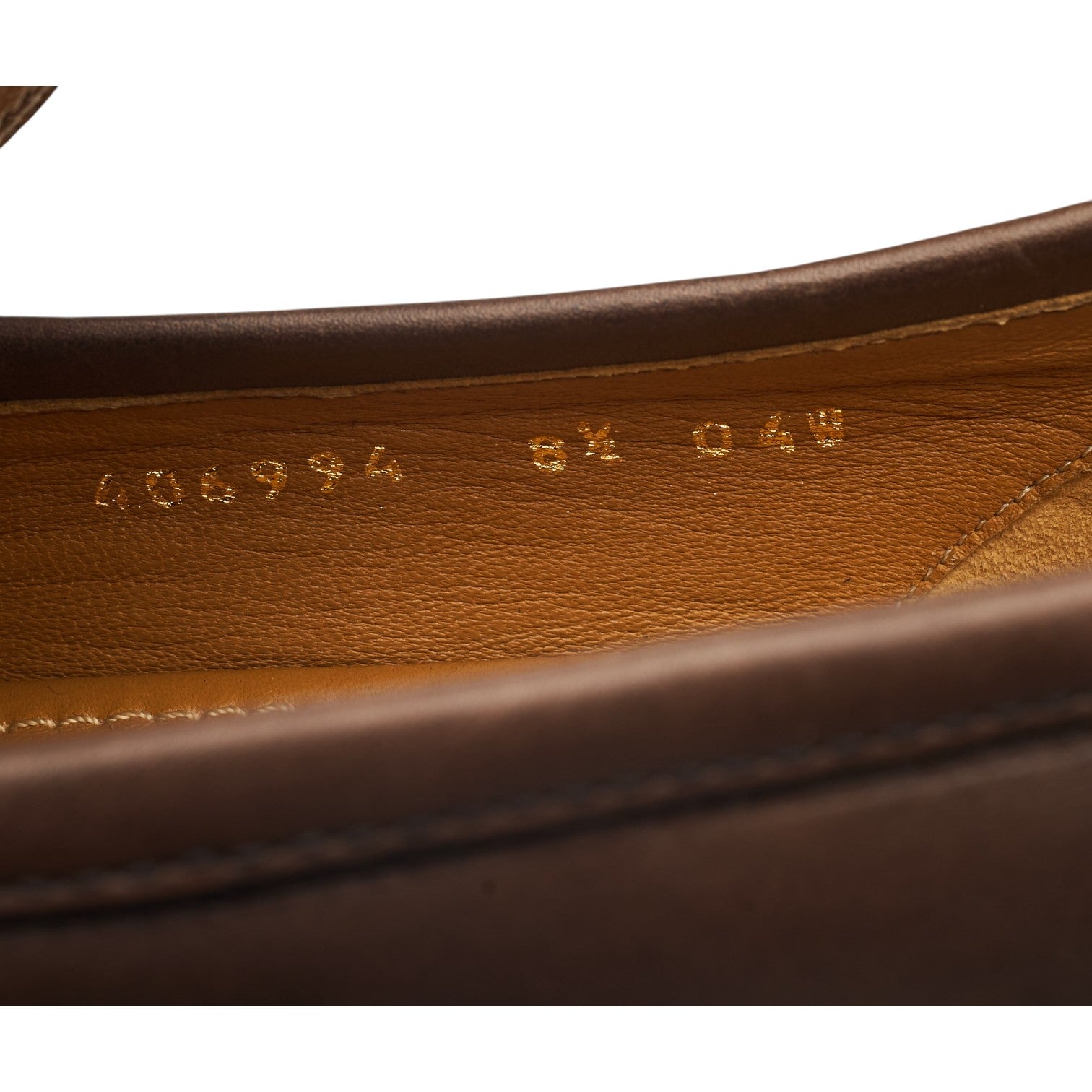 Gucci Jordaan mocassin mors cuir marron 8,5 UK