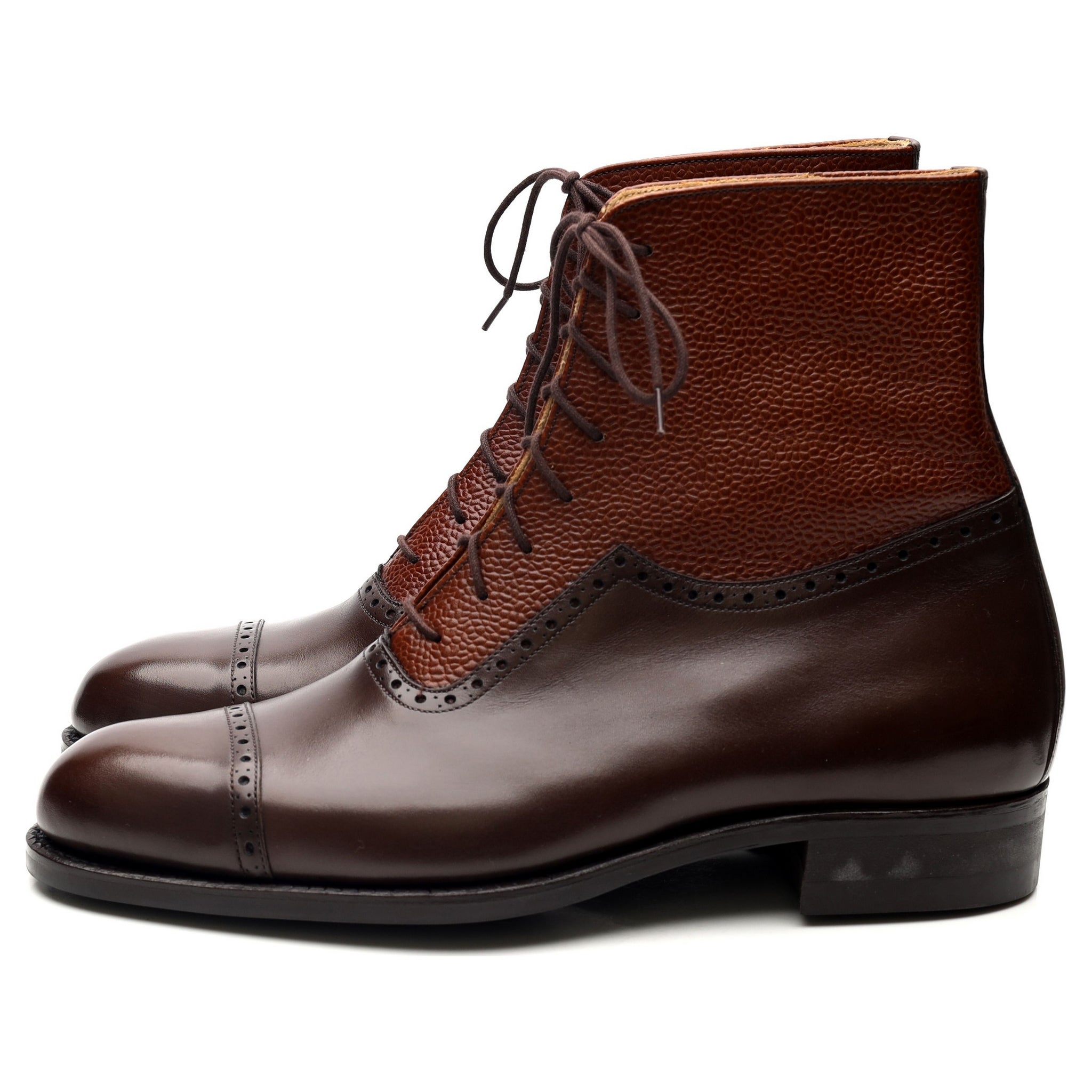 Vass High Boots bottines cuir marron UK 6