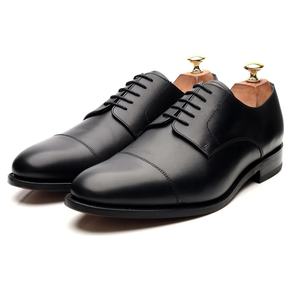 Barker Epping derbys cuir noir pointure UK 9
