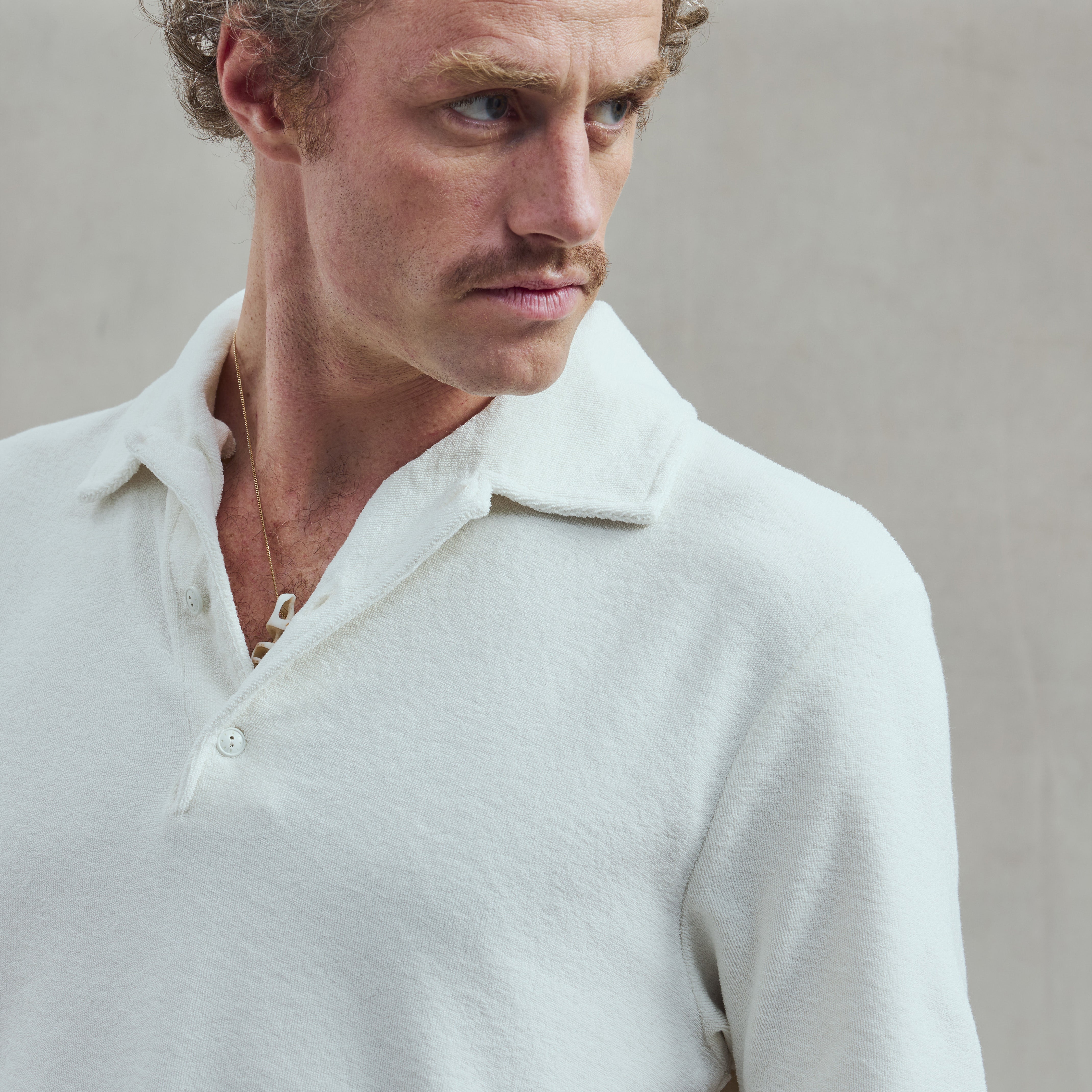 Rivieras Polo Éponge PS02 écru coton