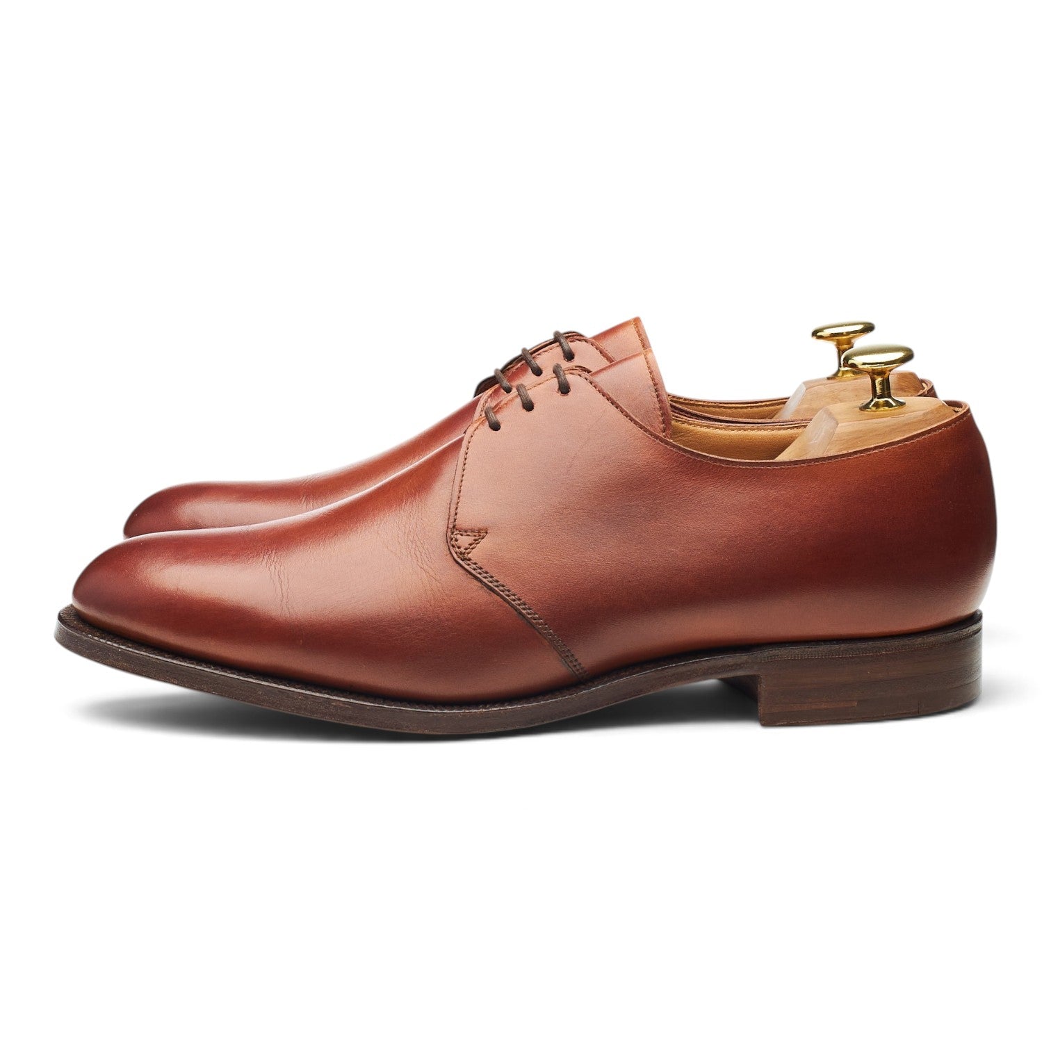 Crockett & Jones Dartmouth derby cuir marron UK 8.5