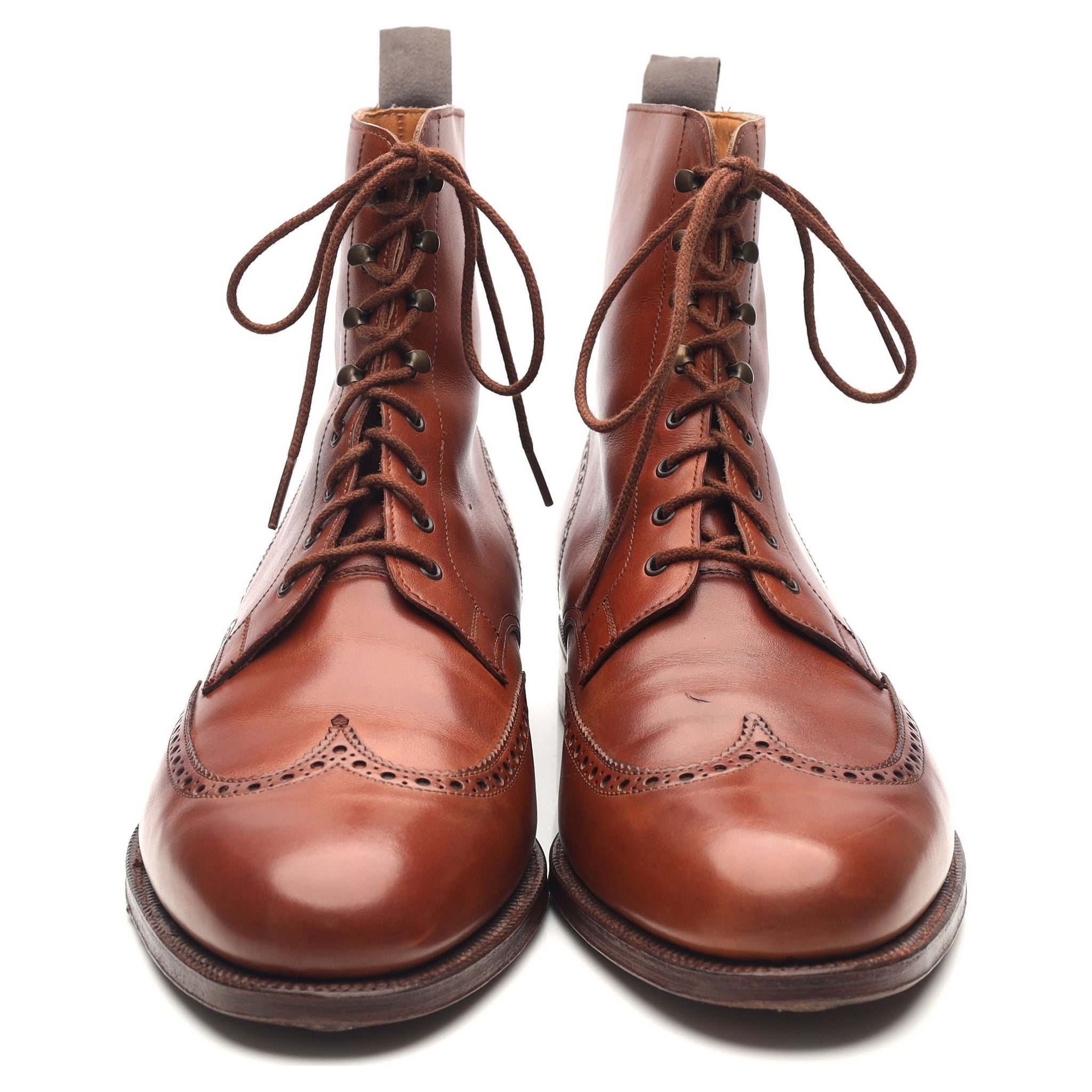 Gordon Scott Cavalry boots cuir marron UK 11