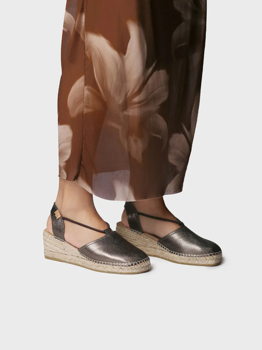 Toni Pons Tana espadrille compensée cuir confort