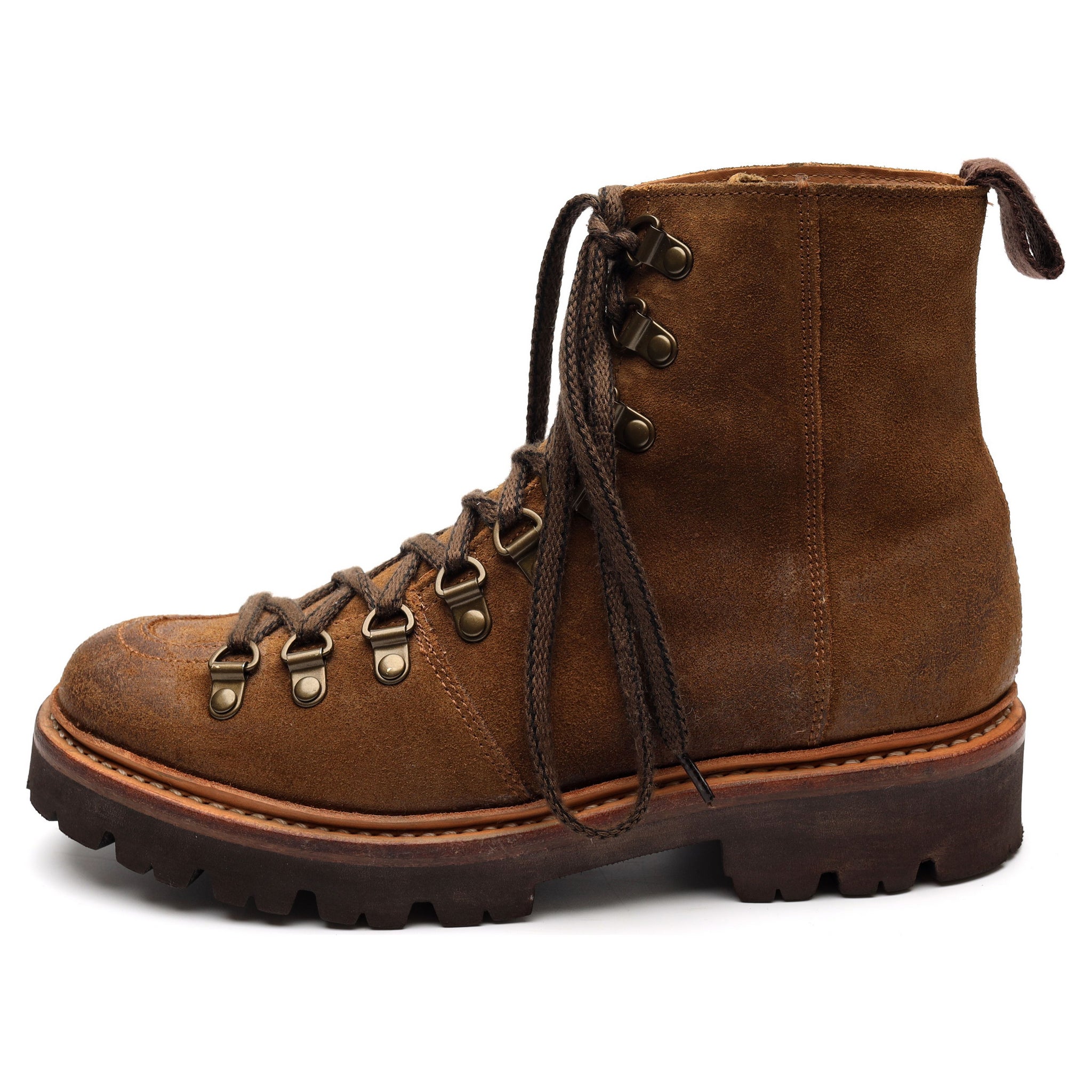Grenson Nanette bottines randonnee daim marron pointure UK 4