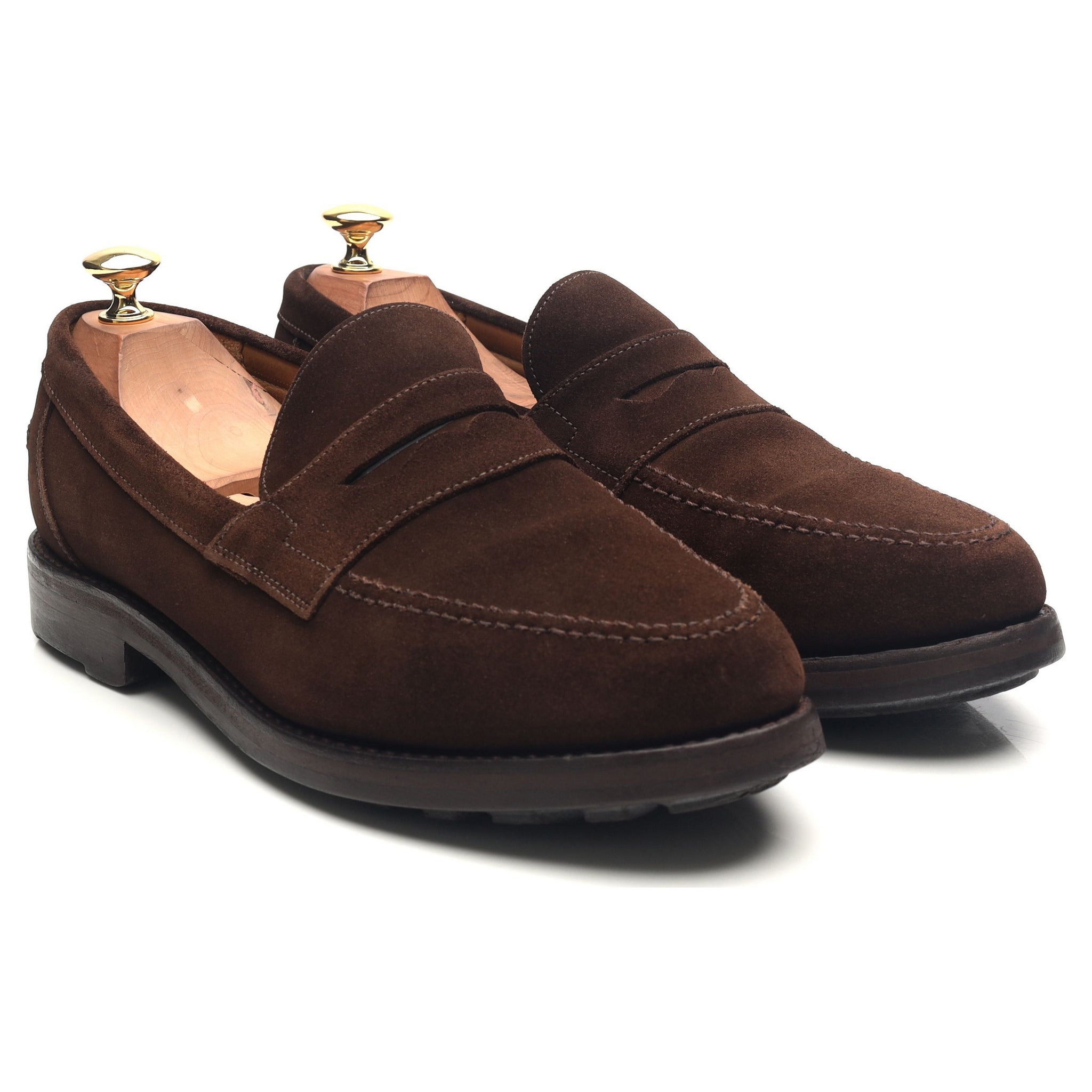 Alfred Sargent Hendon mocassins daim marron UK 9