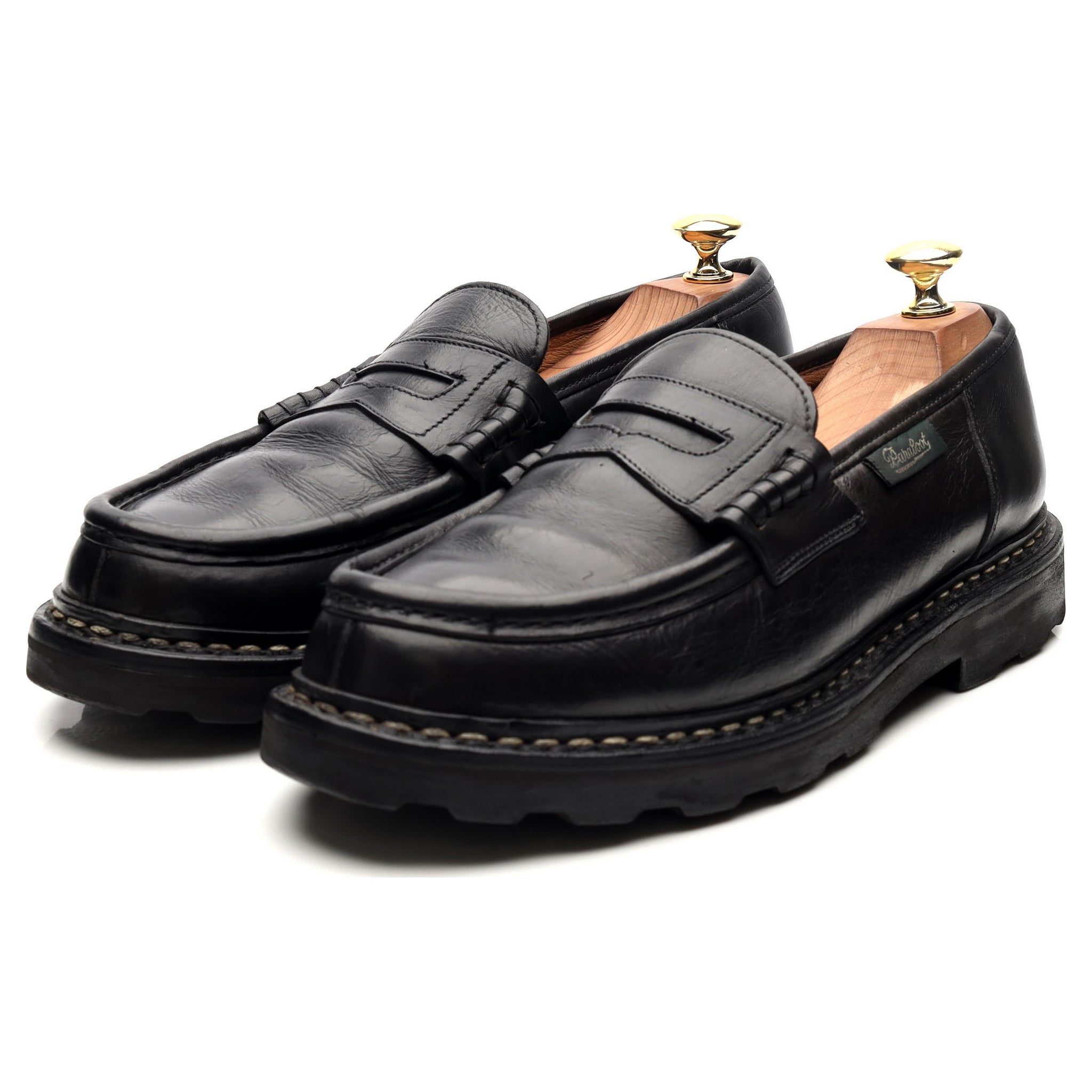 Paraboot Reims mocassins cuir noir pointure UK 8,5