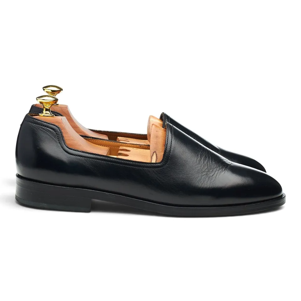 Jacques Solovière Slim mocassin cuir noir 7,5 UK