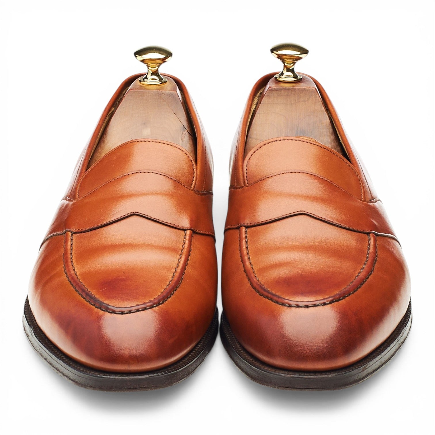 Edward Green Montpellier III mocassin cuir marron 9.5