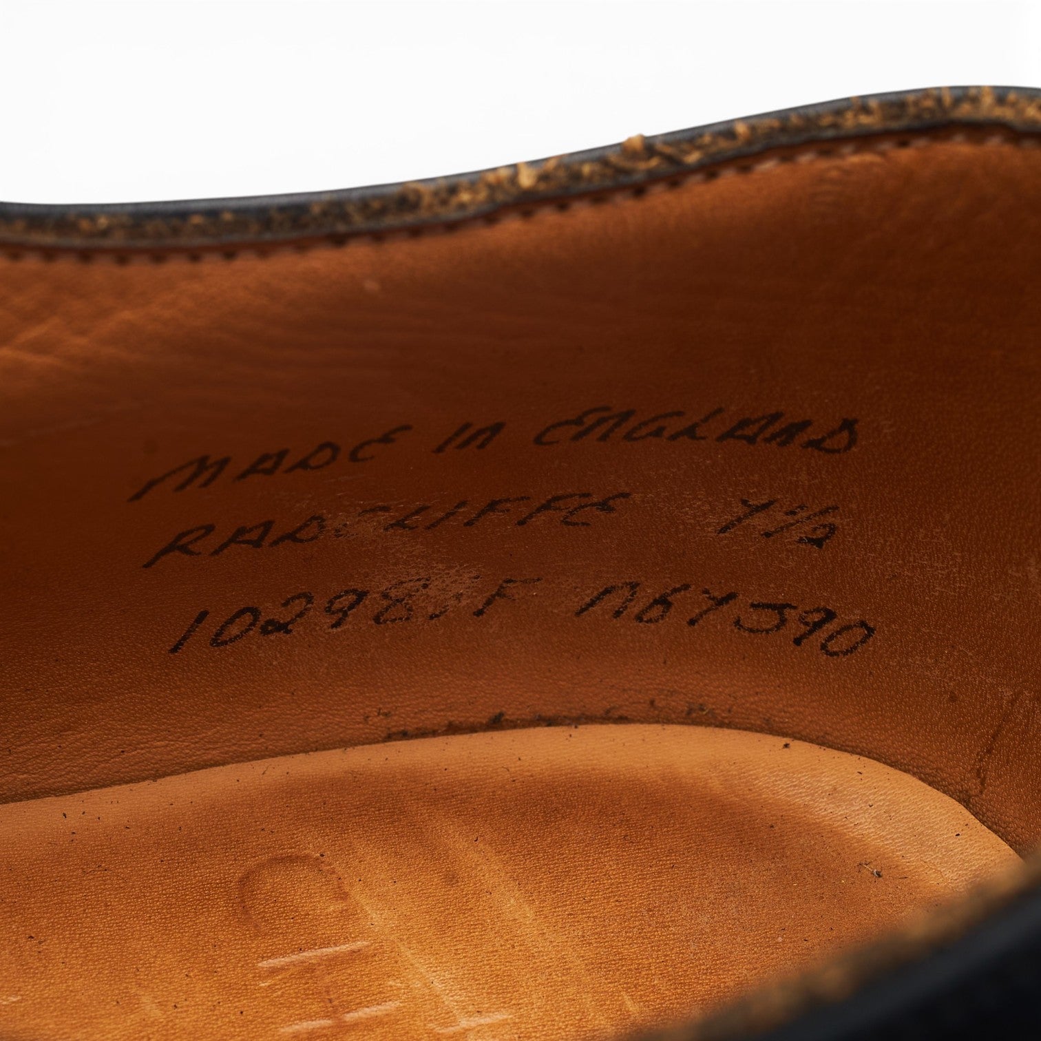 Cheaney Radcliffe richelieu noir UK 7.5 cuir
