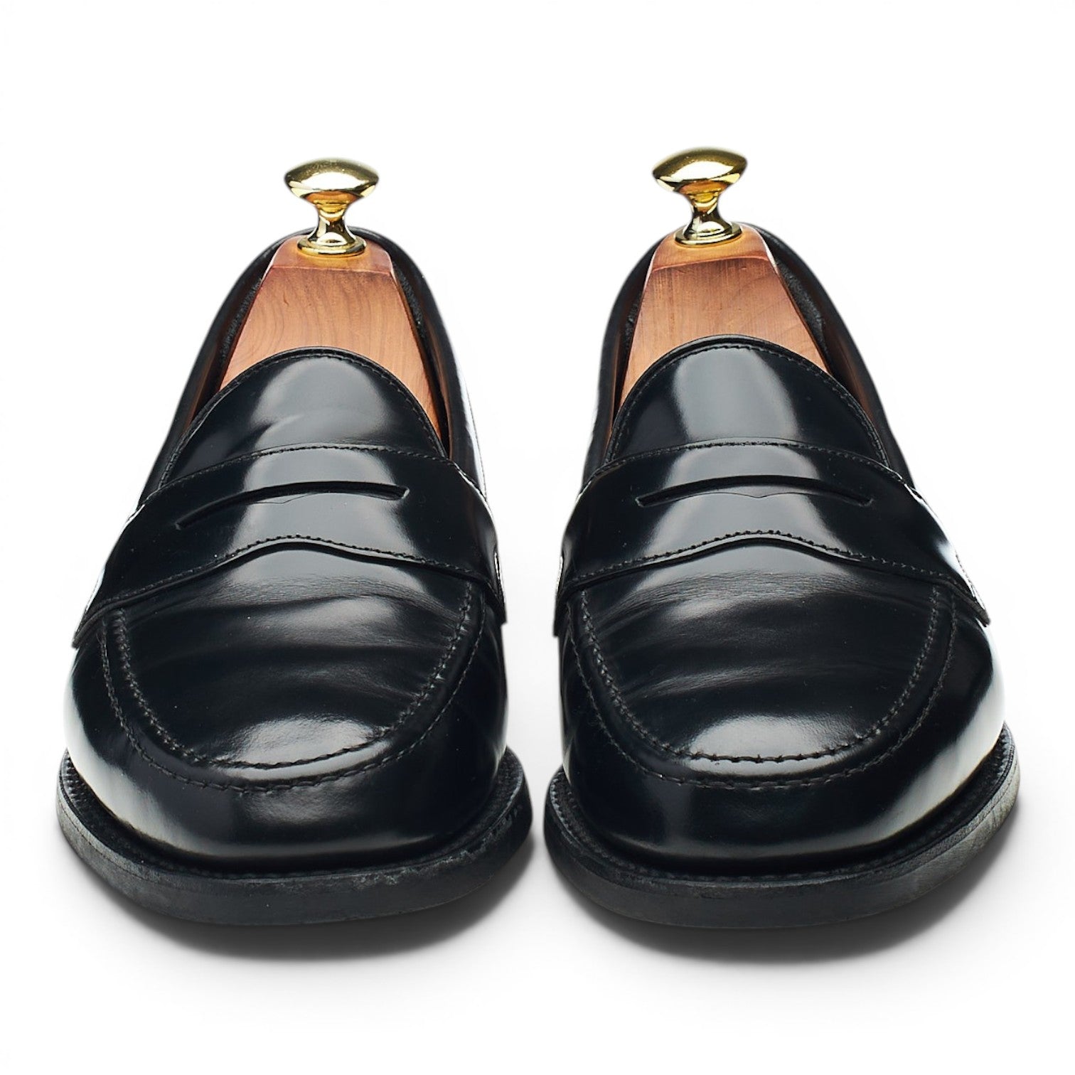 Loake Harrow mocassins cuir noir pointure 7