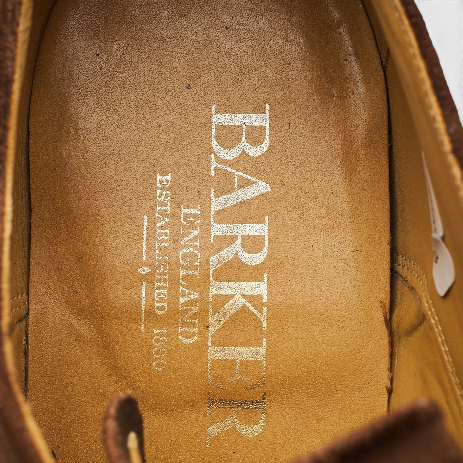 Barker Hampstead richelieu daim marron UK 10 G