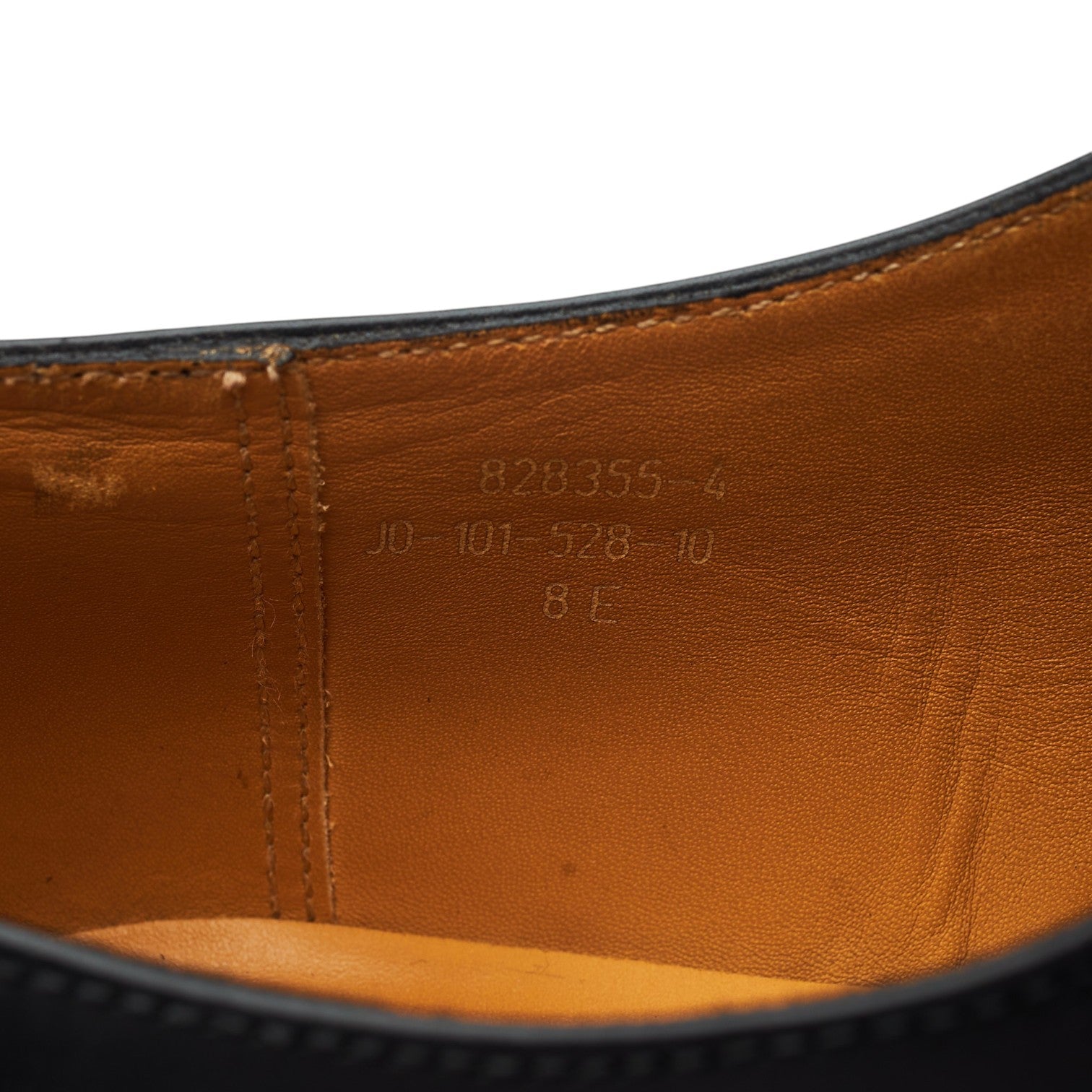 J.M. Weston 528 richelieu cuir noir UK 8,5