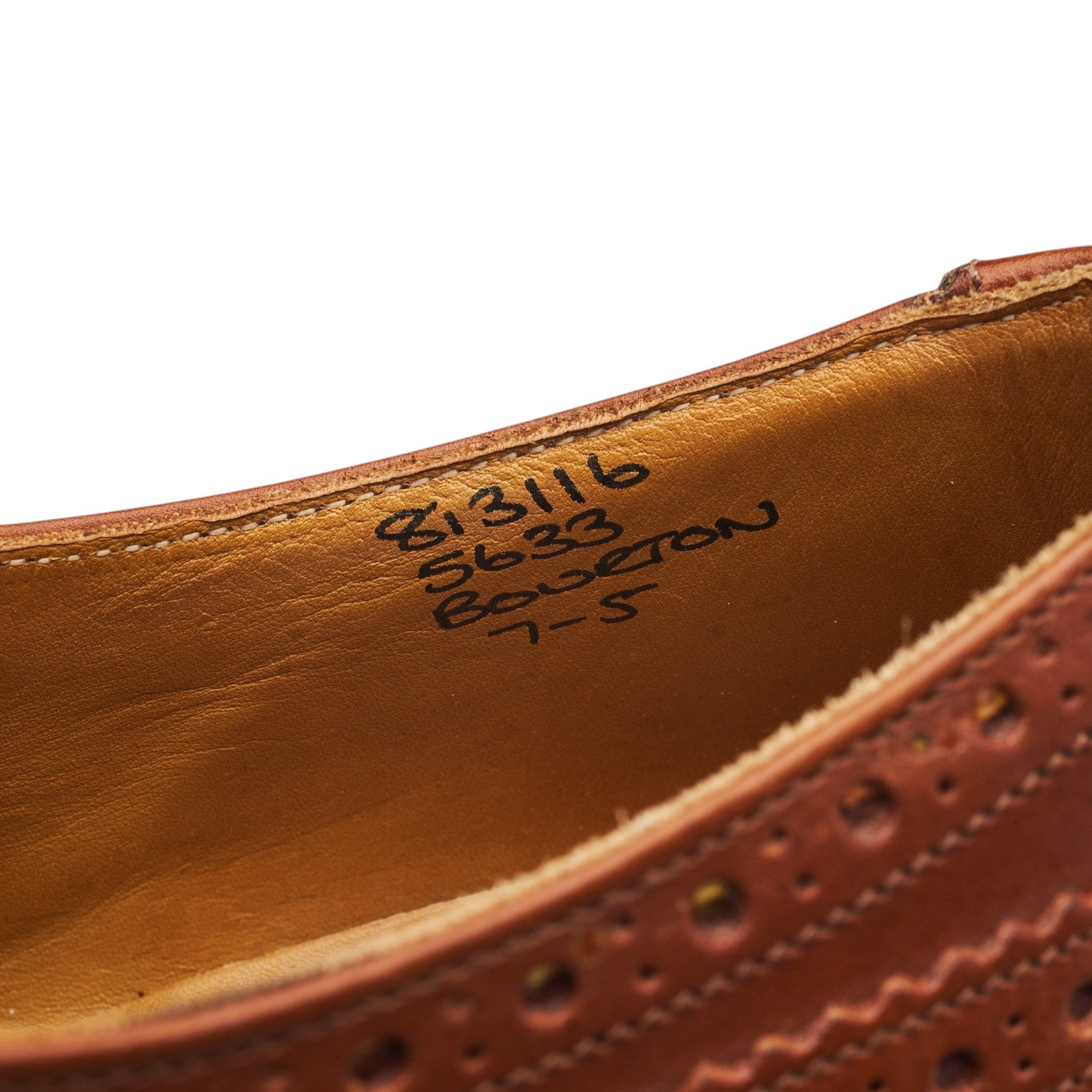 Tricker's Bourton derby cuir marron UK 7