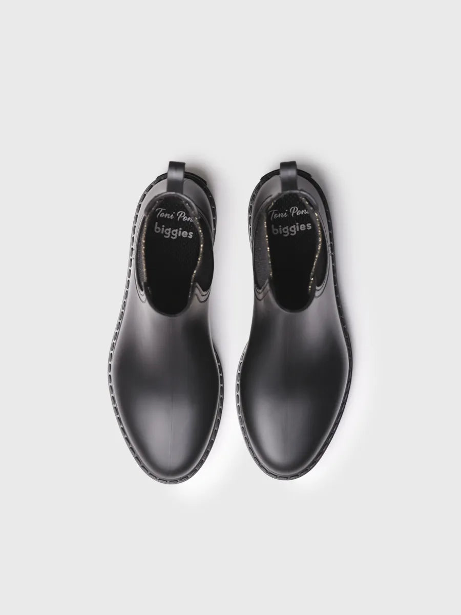 Toni Pons Colonia bottes de pluie femme noir imperméable