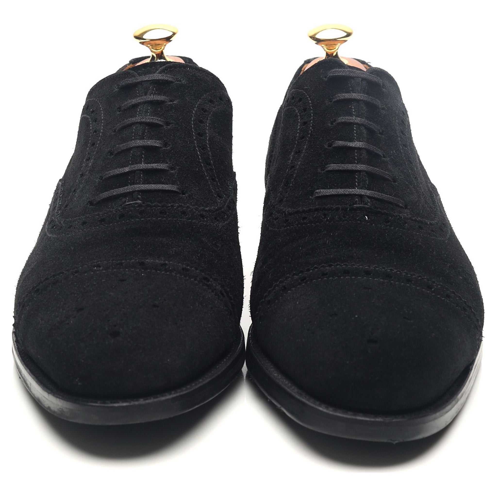 J.FitzPatrick Wenatchee oxford daim noir UK 10