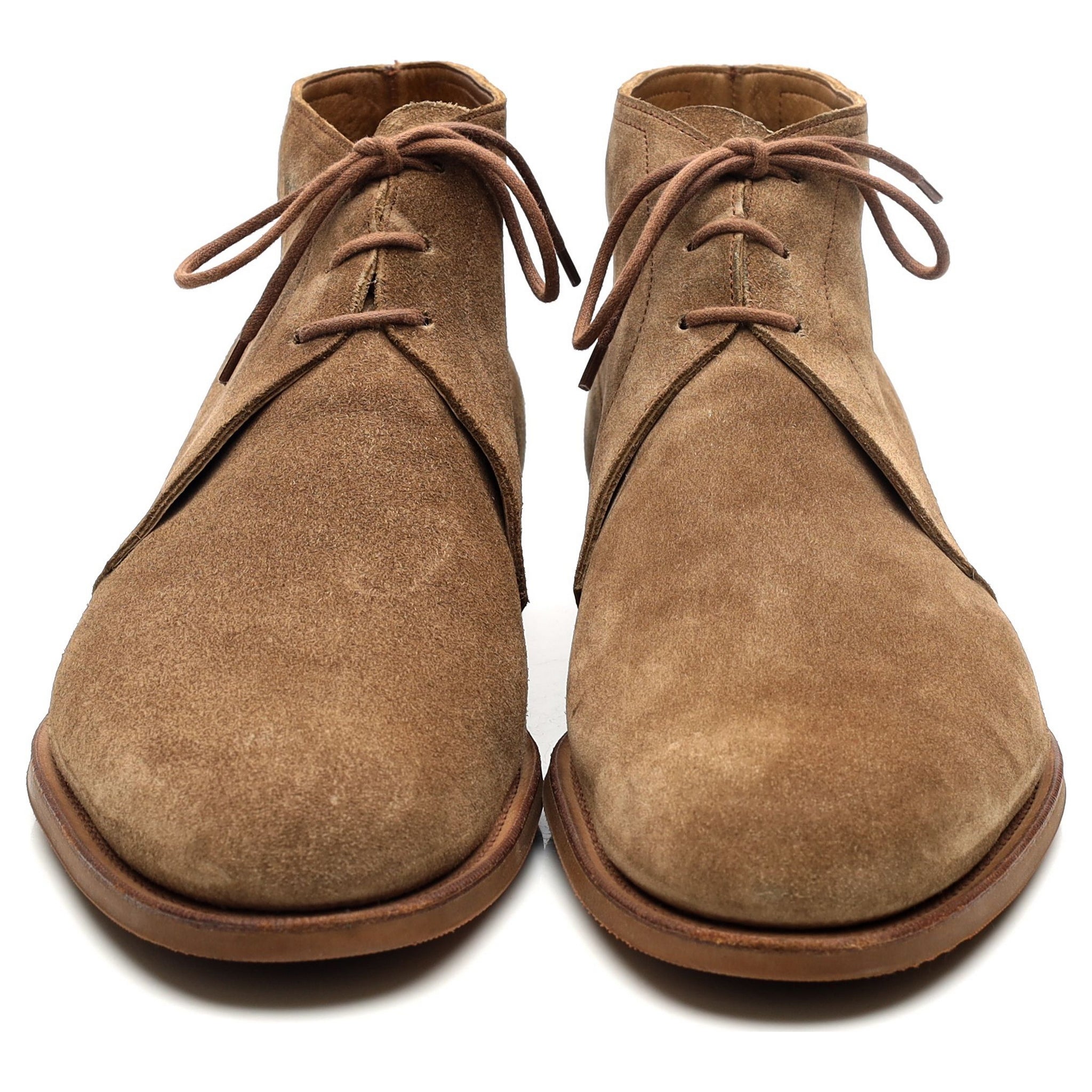 Edward Green Shanklin boots chukka daim marron pointure UK 9