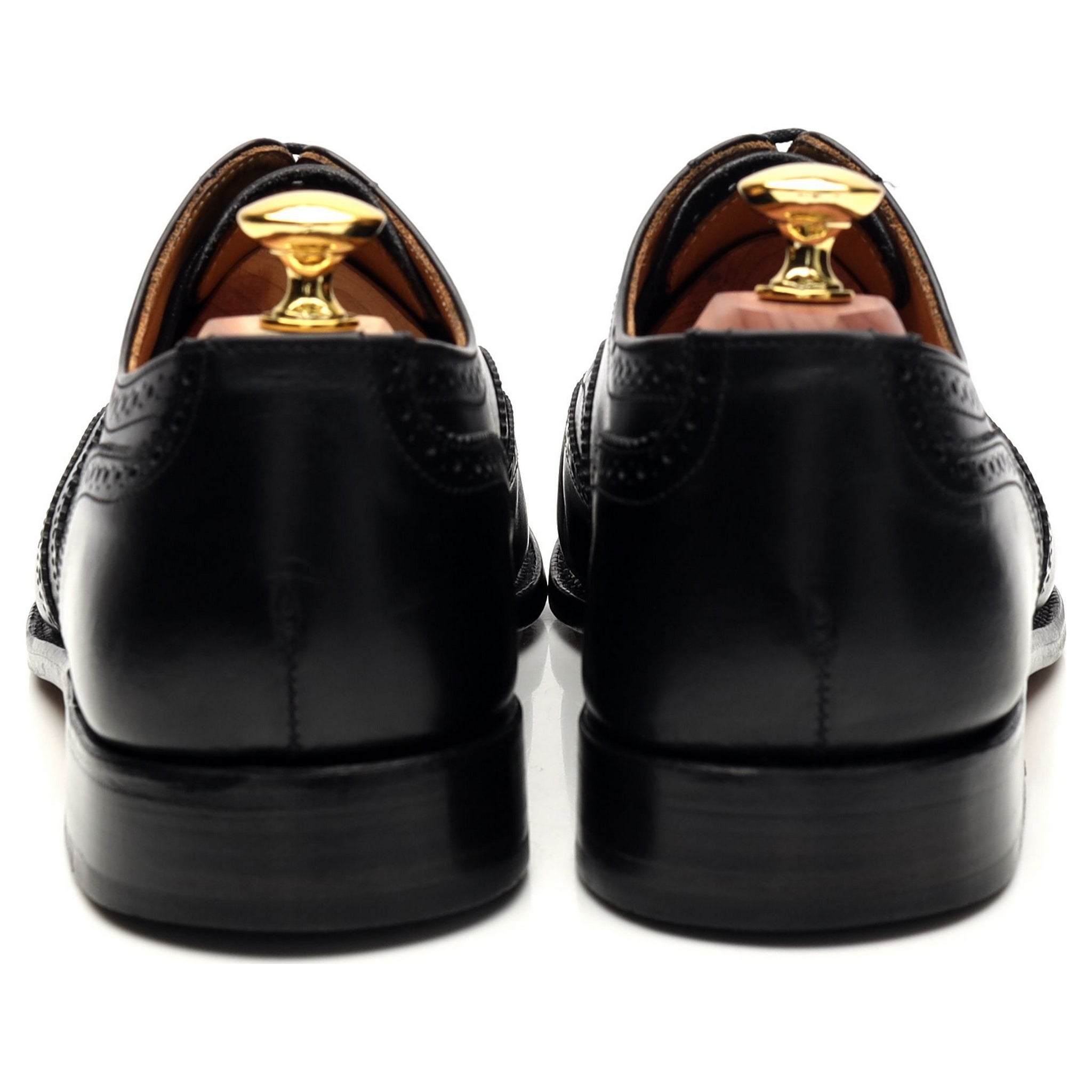 Tricker's Epsom richelieu brogue cuir noir 7 UK