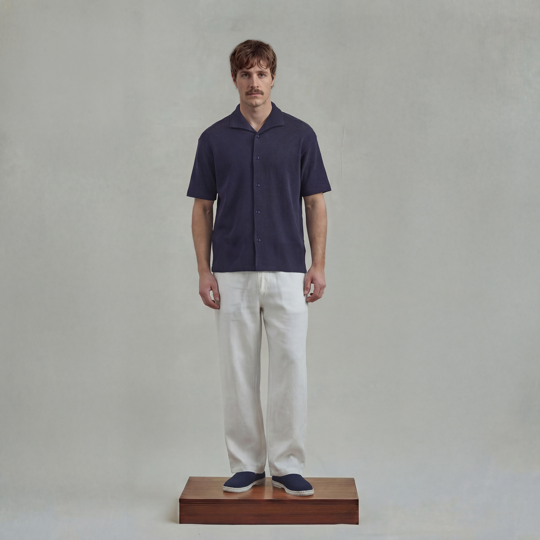 Rivieras Bembridge chemise marine nid d’abeille