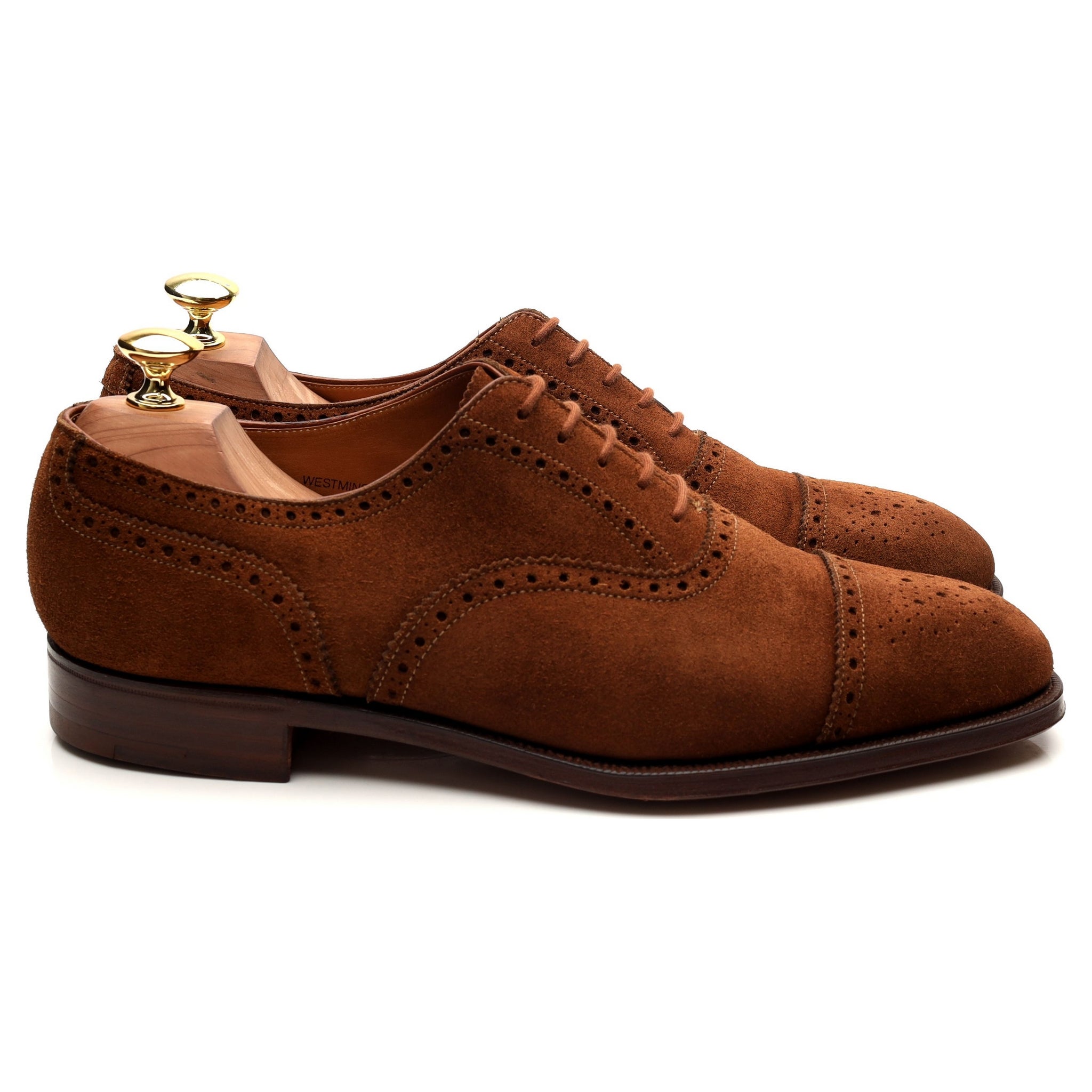 Crockett & Jones Westminster oxford suède tan 8,5