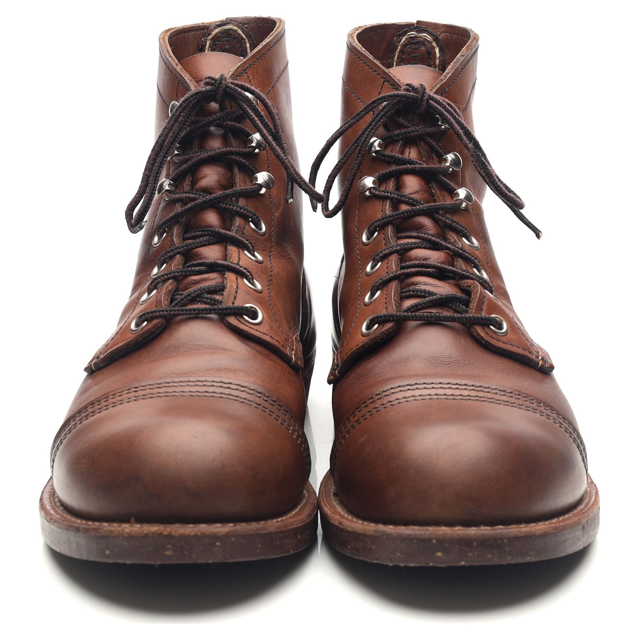 Red Wing 8111 Iron Ranger boots cuir marron UK 9