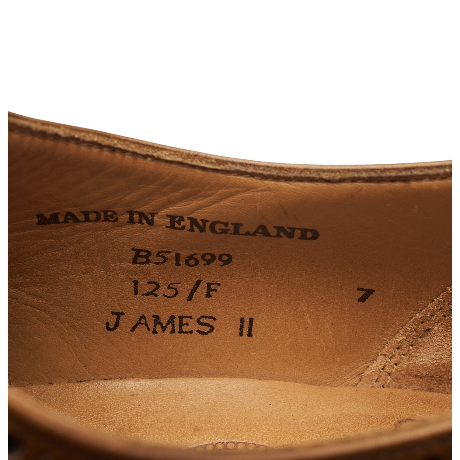 Cheaney James II oxford cuir marron UK 7