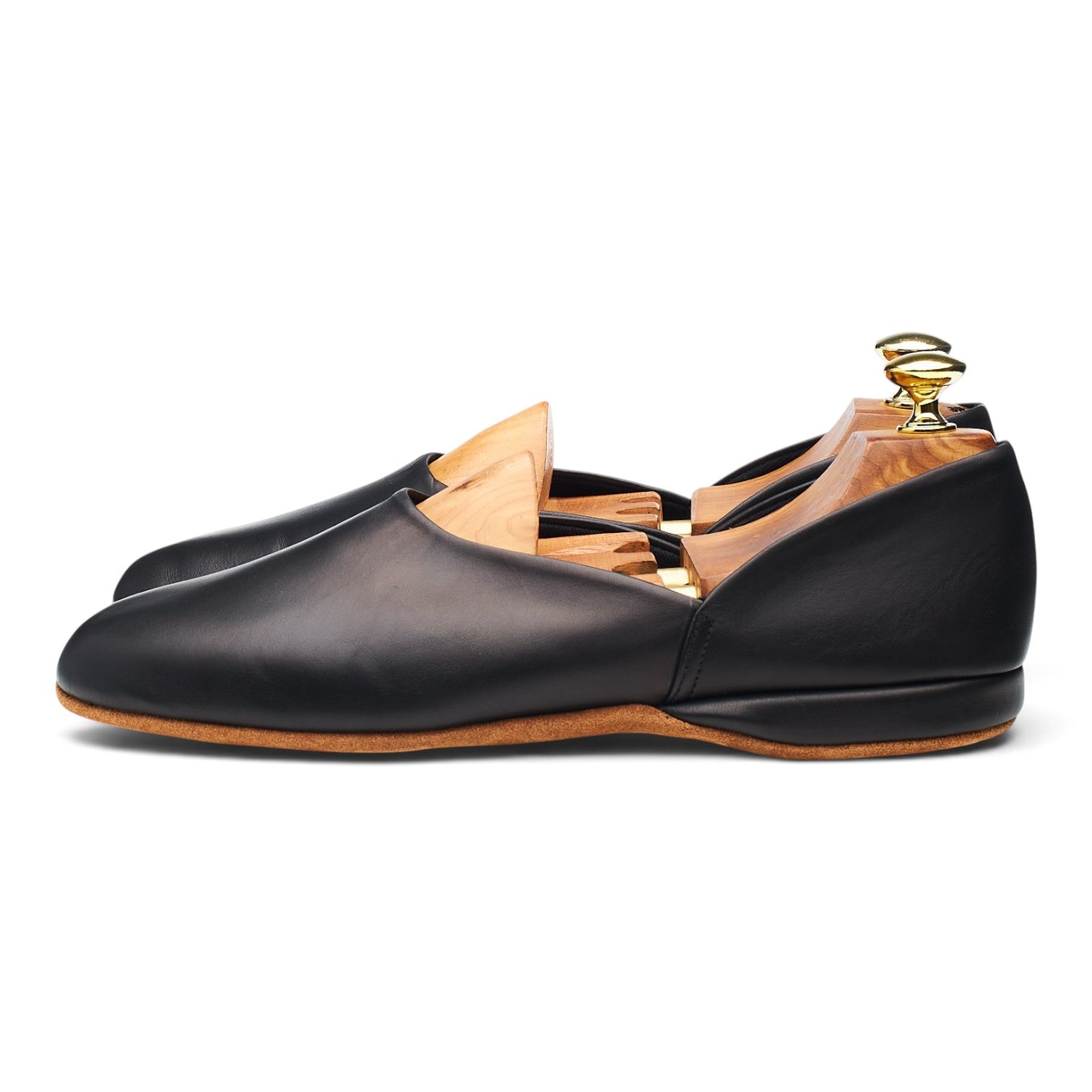Church's Hermes pantoufle cuir noir pointure UK 7
