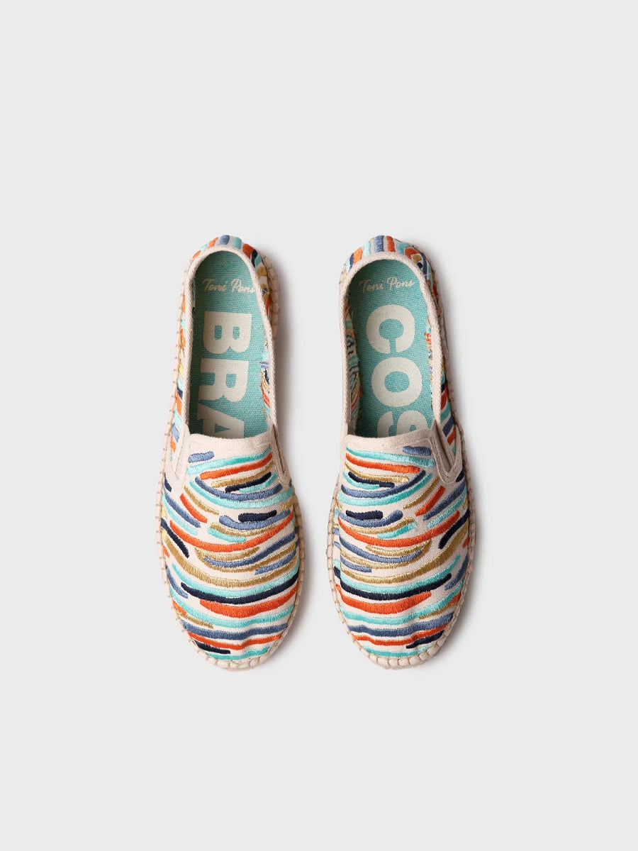 Toni Pons Pola espadrille brodée femme coton