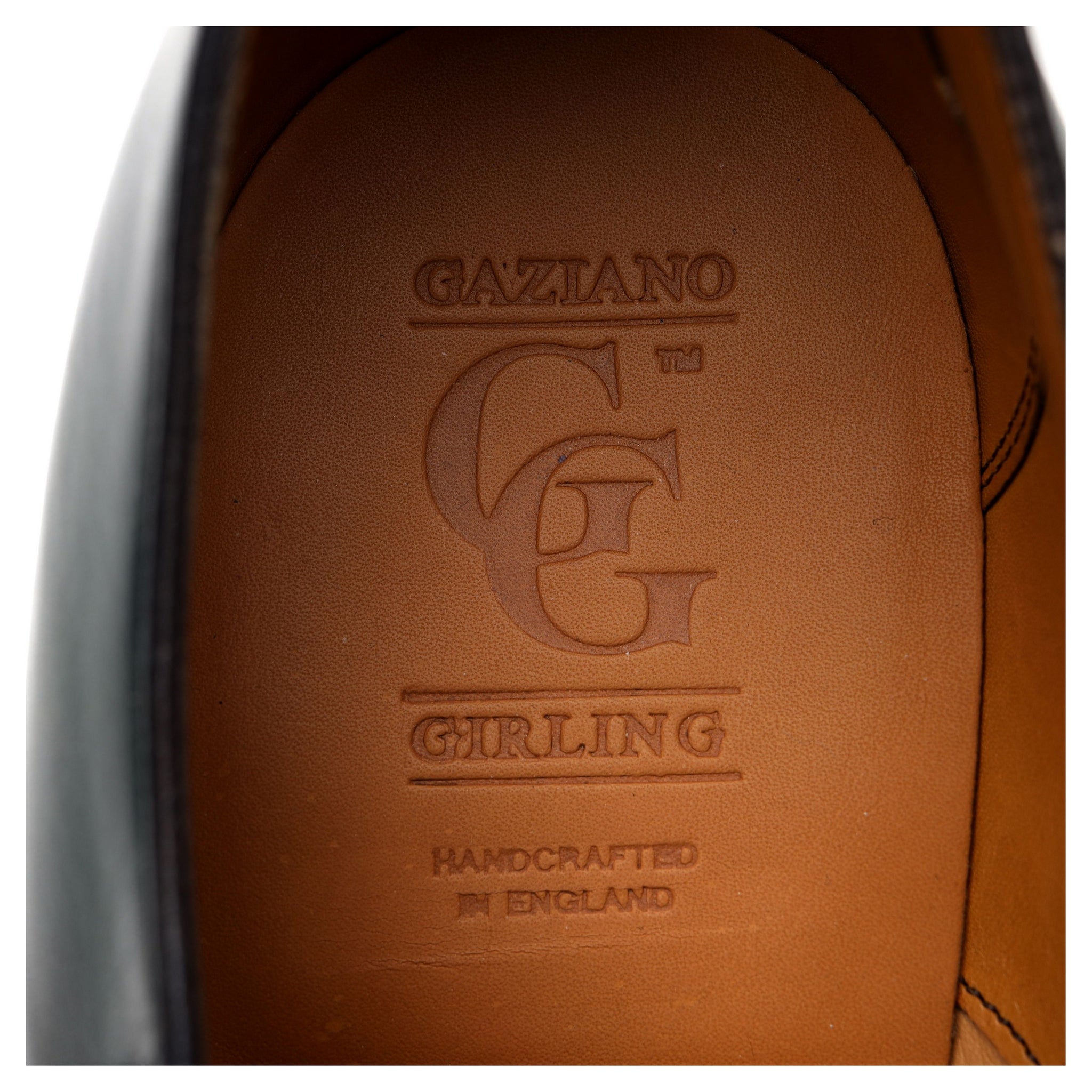 Gaziano & Girling Grosvenor monk cuir vert UK 6.5