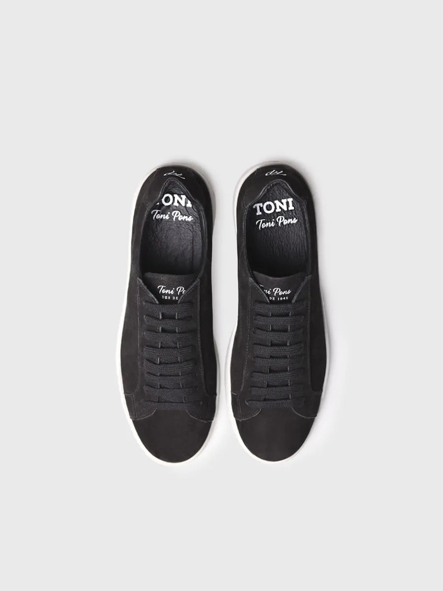 Toni Pons Dalmau baskets homme nubuck noir