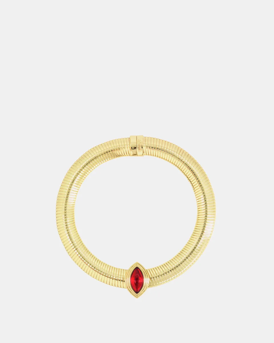 Nodaleto x Julietta Petal collier rouge ruby doré
