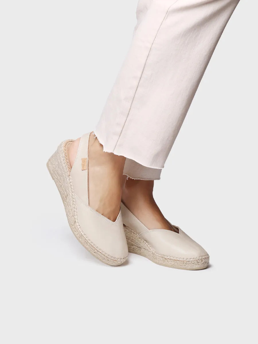Toni Pons Termal espadrilles cuir glace large 6,5 cm