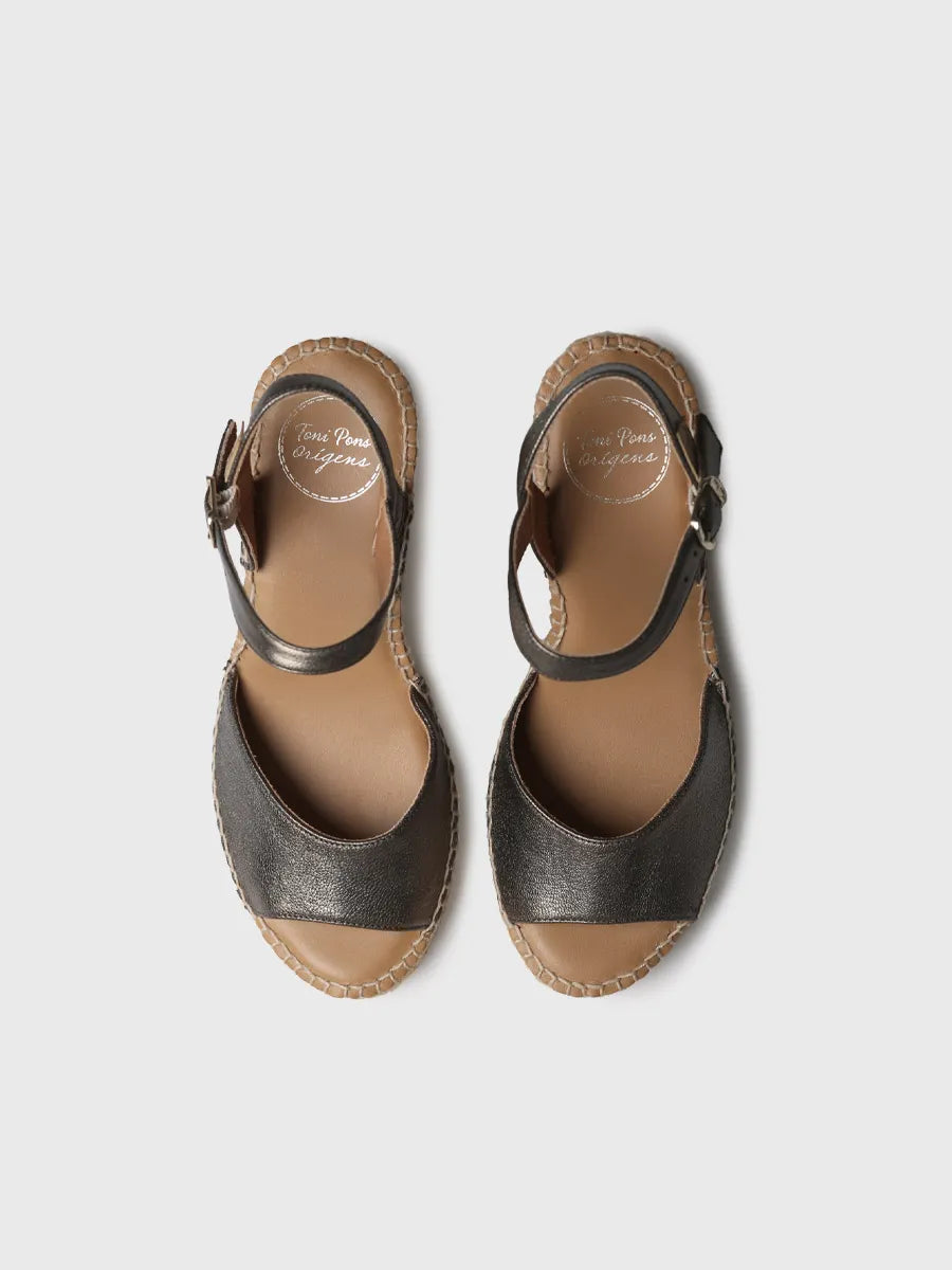 Toni Pons Sia-P espadrilles cuir compensées femme